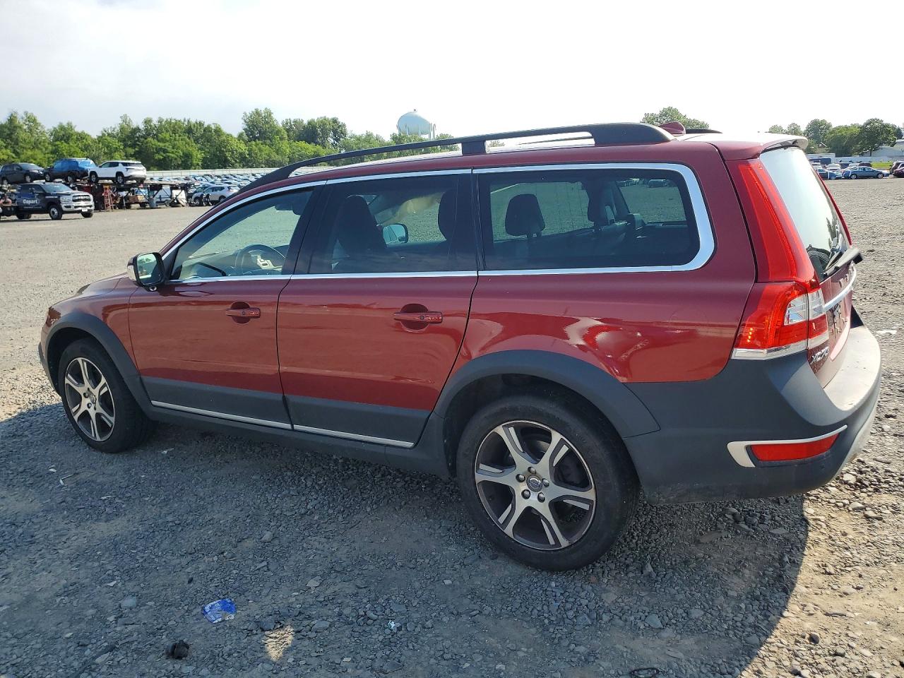 2015 Volvo Xc70 T6 Platinum Maroon vin: YV4902NMXF1224598