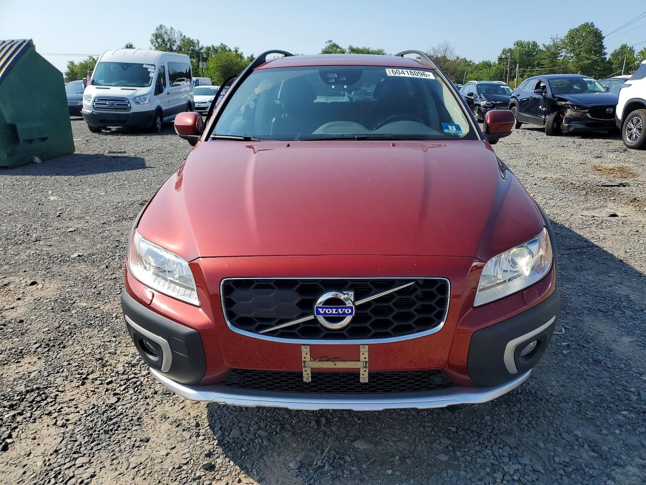 2015 Volvo Xc70 T6 Platinum Maroon vin: YV4902NMXF1224598