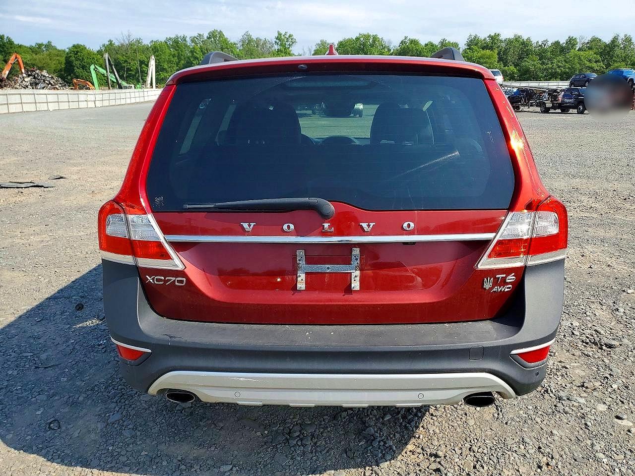 2015 Volvo Xc70 T6 Platinum Maroon vin: YV4902NMXF1224598