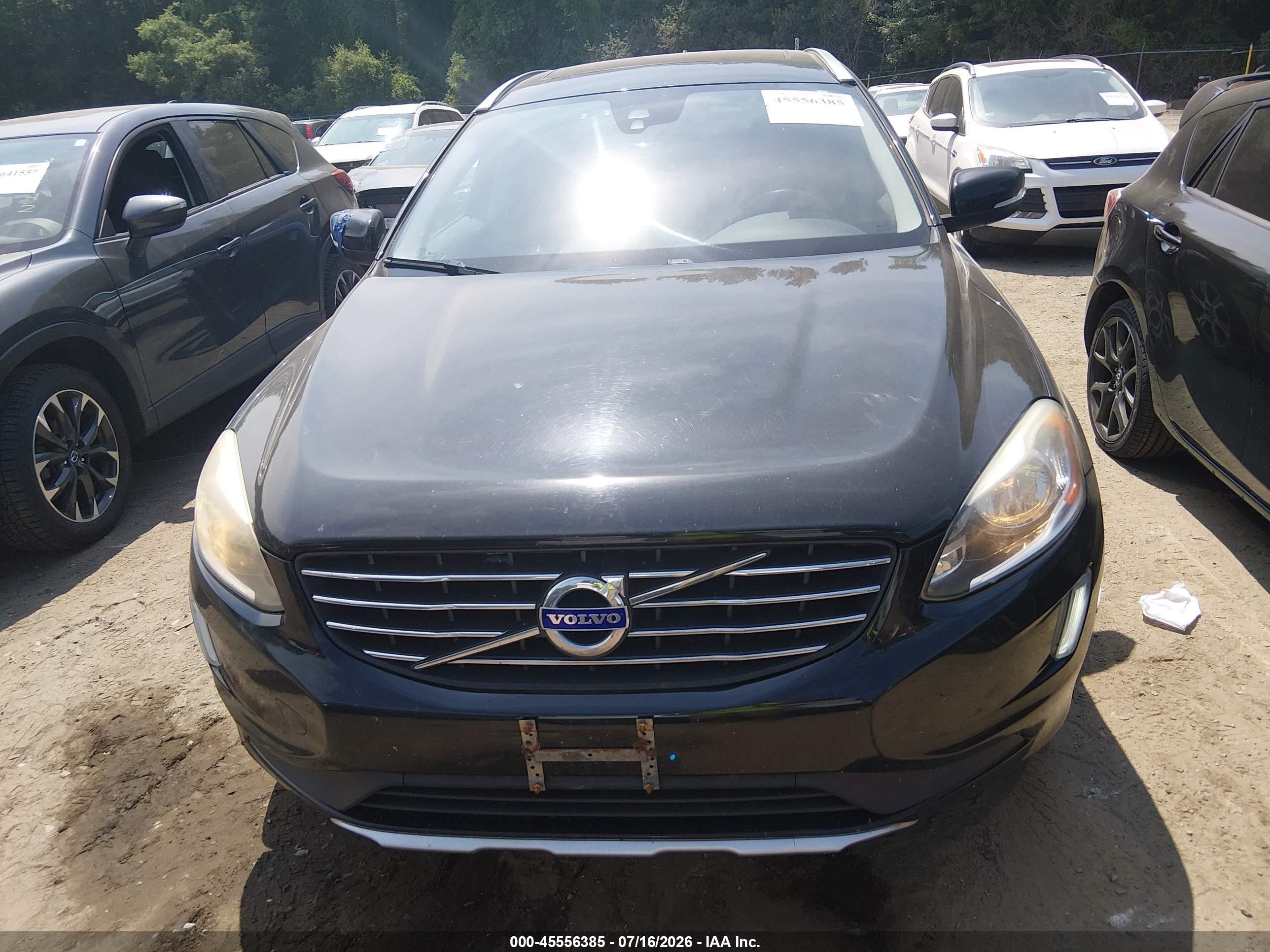 2015 Volvo Xc60 T6 Black vin: YV4902RB5F2585742