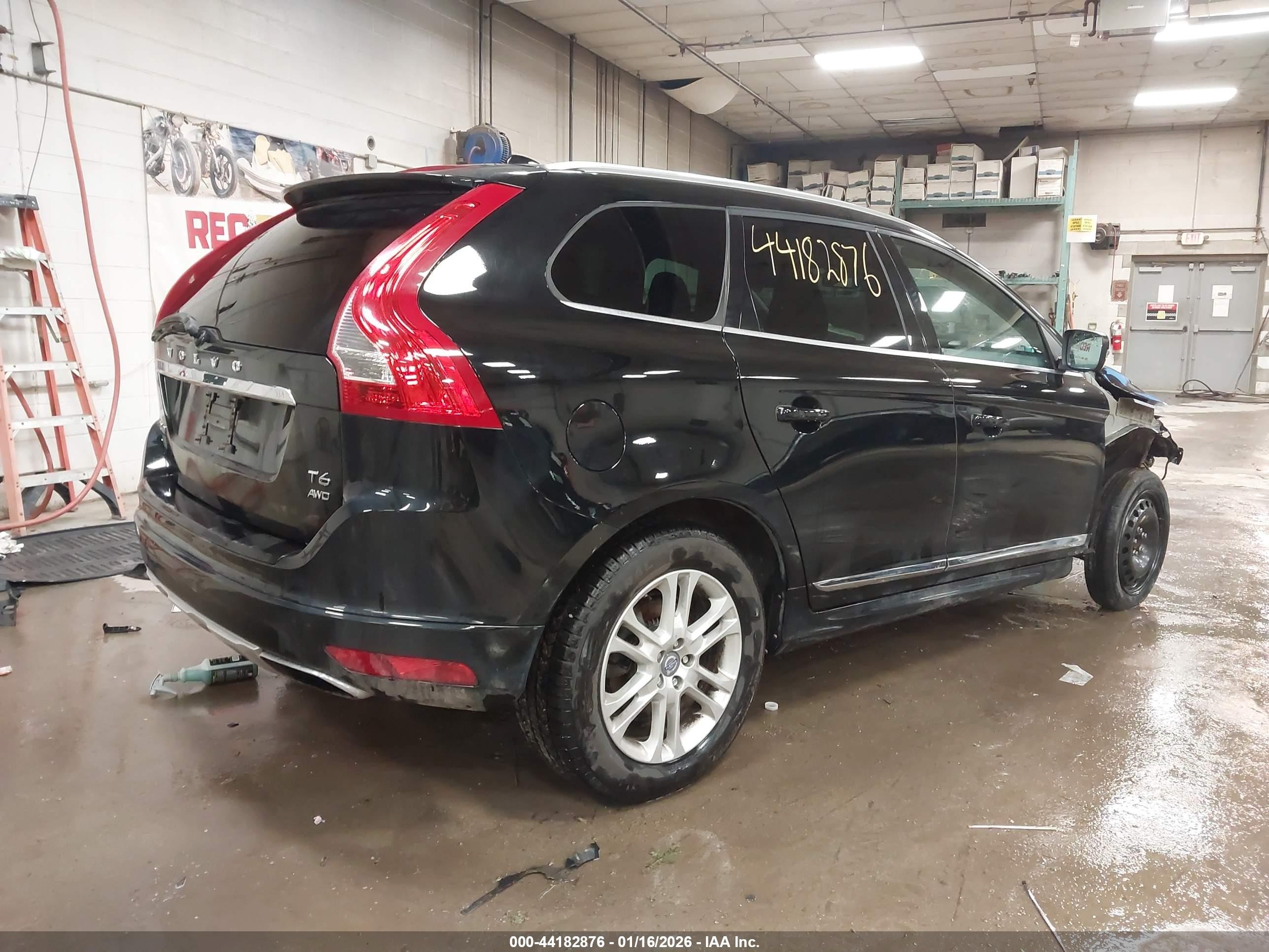 2015 Volvo Xc60 T6 Premier Plus Black vin: YV4902RC6F2565914