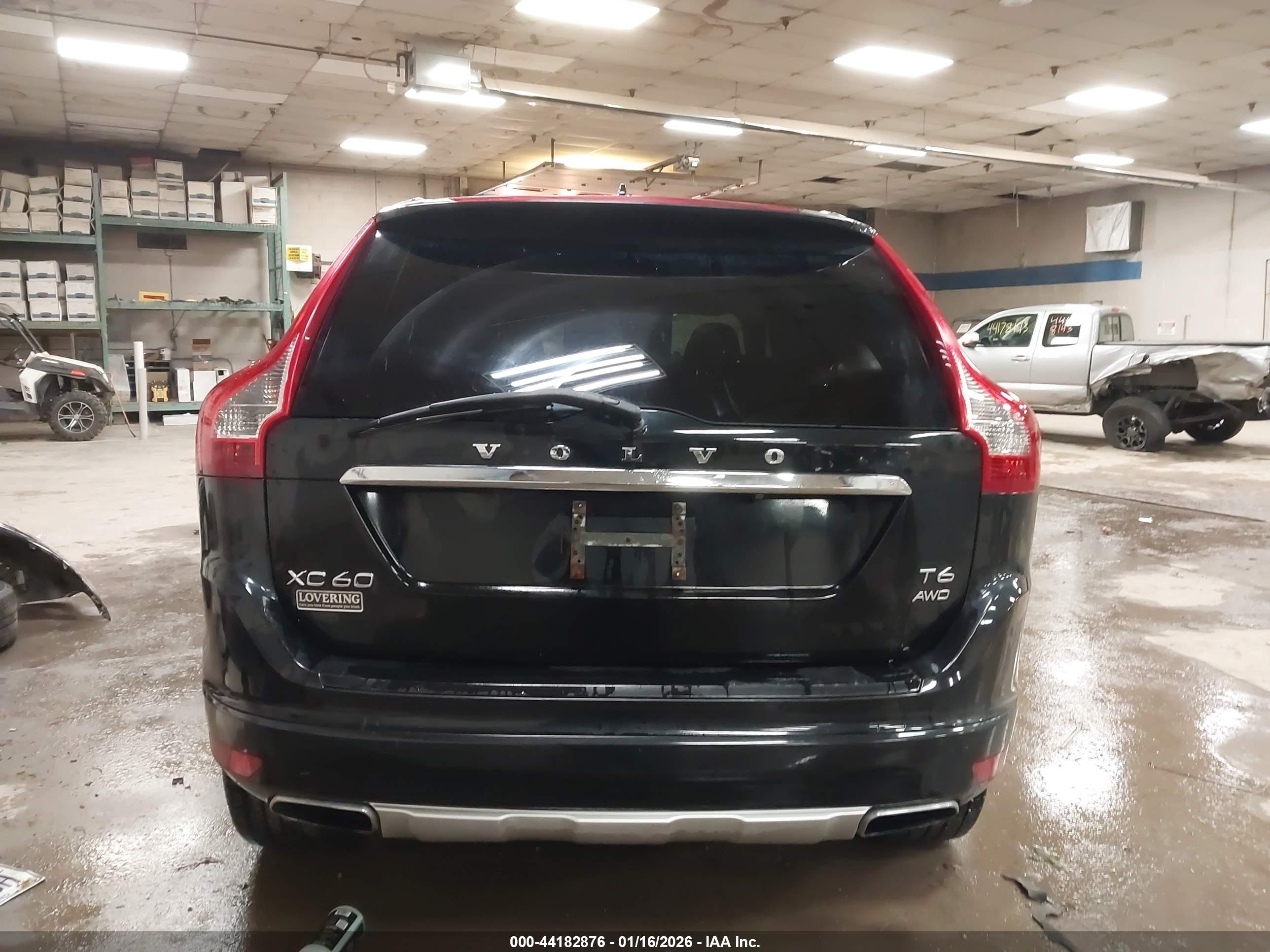 2015 Volvo Xc60 T6 Premier Plus Black vin: YV4902RC6F2565914