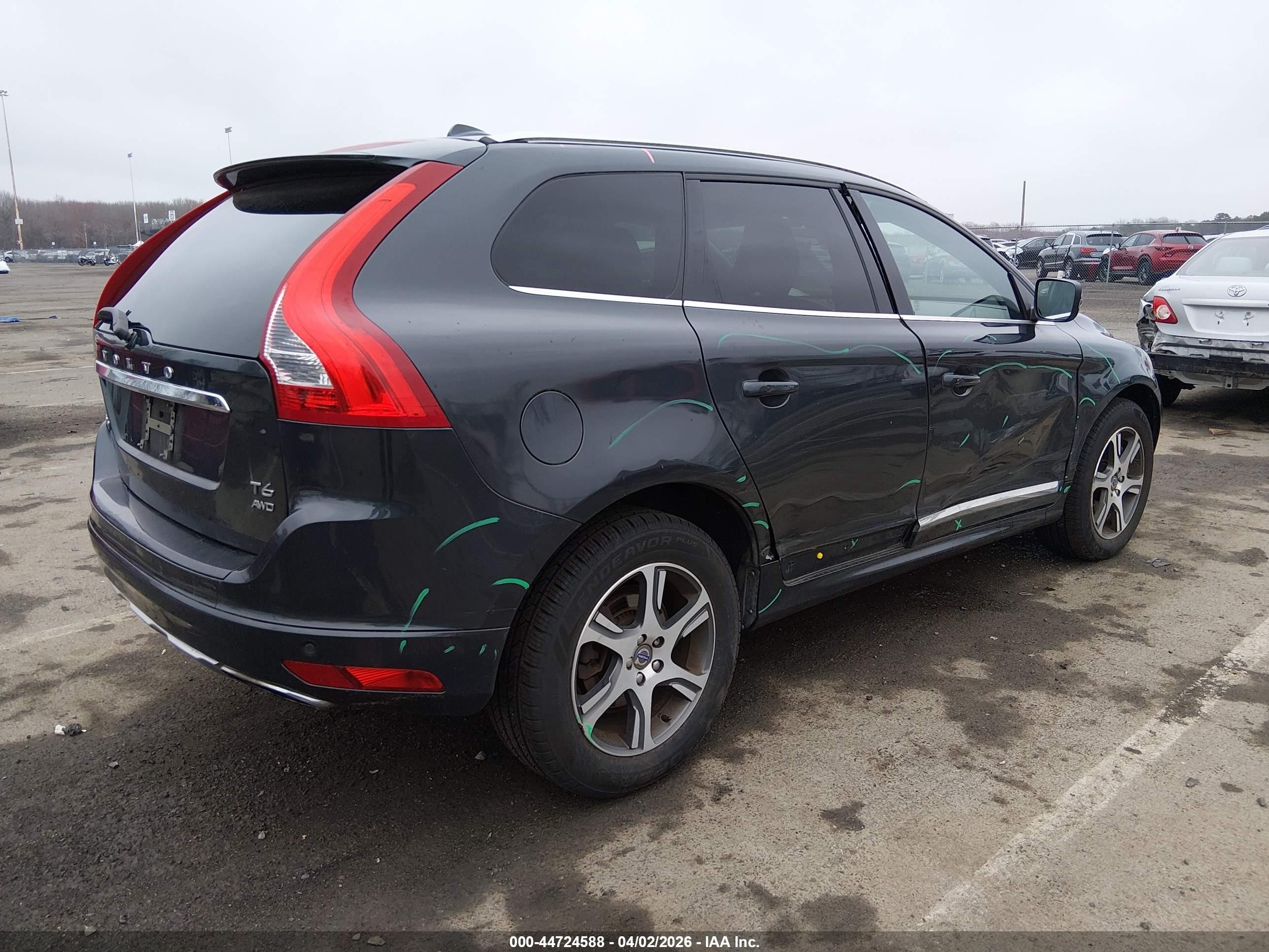 2015 Volvo Xc60 T6 Black vin: YV4902RK3F2721477