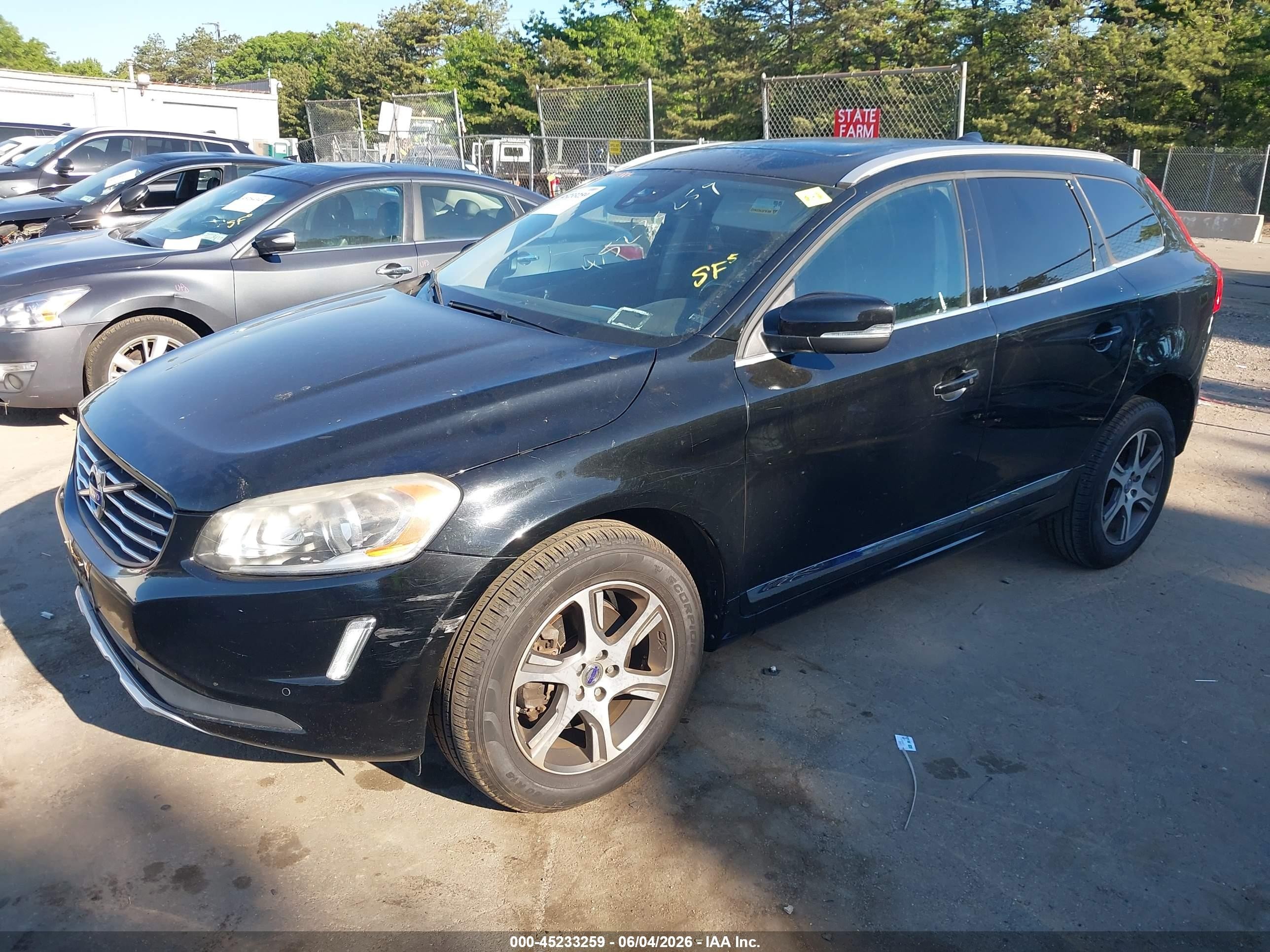 2015 Volvo Xc60 T6 Black vin: YV4902RK6F2664496