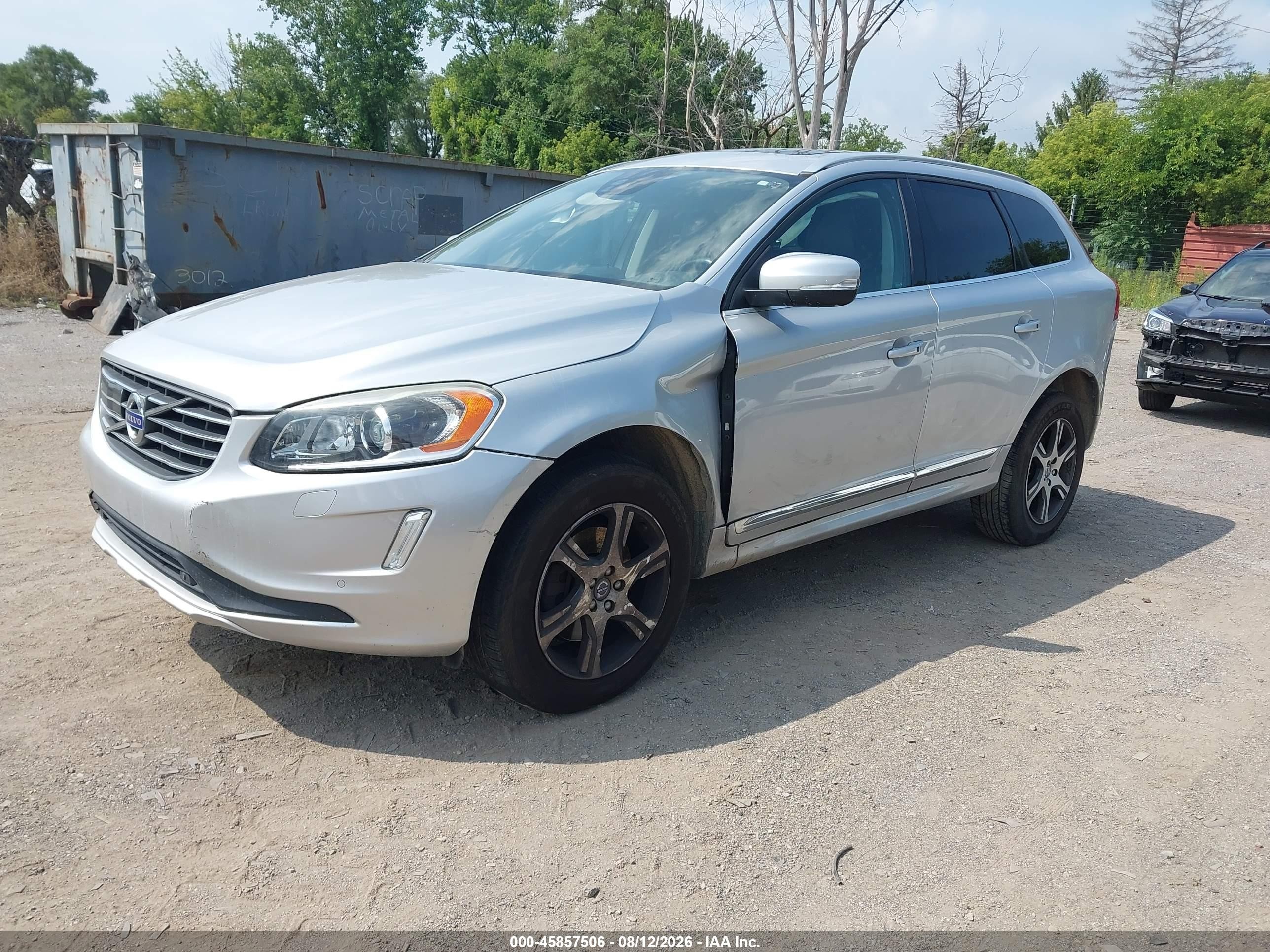 2015 Volvo Xc60 T6 Platinum Silver vin: YV4902RM3F2753184