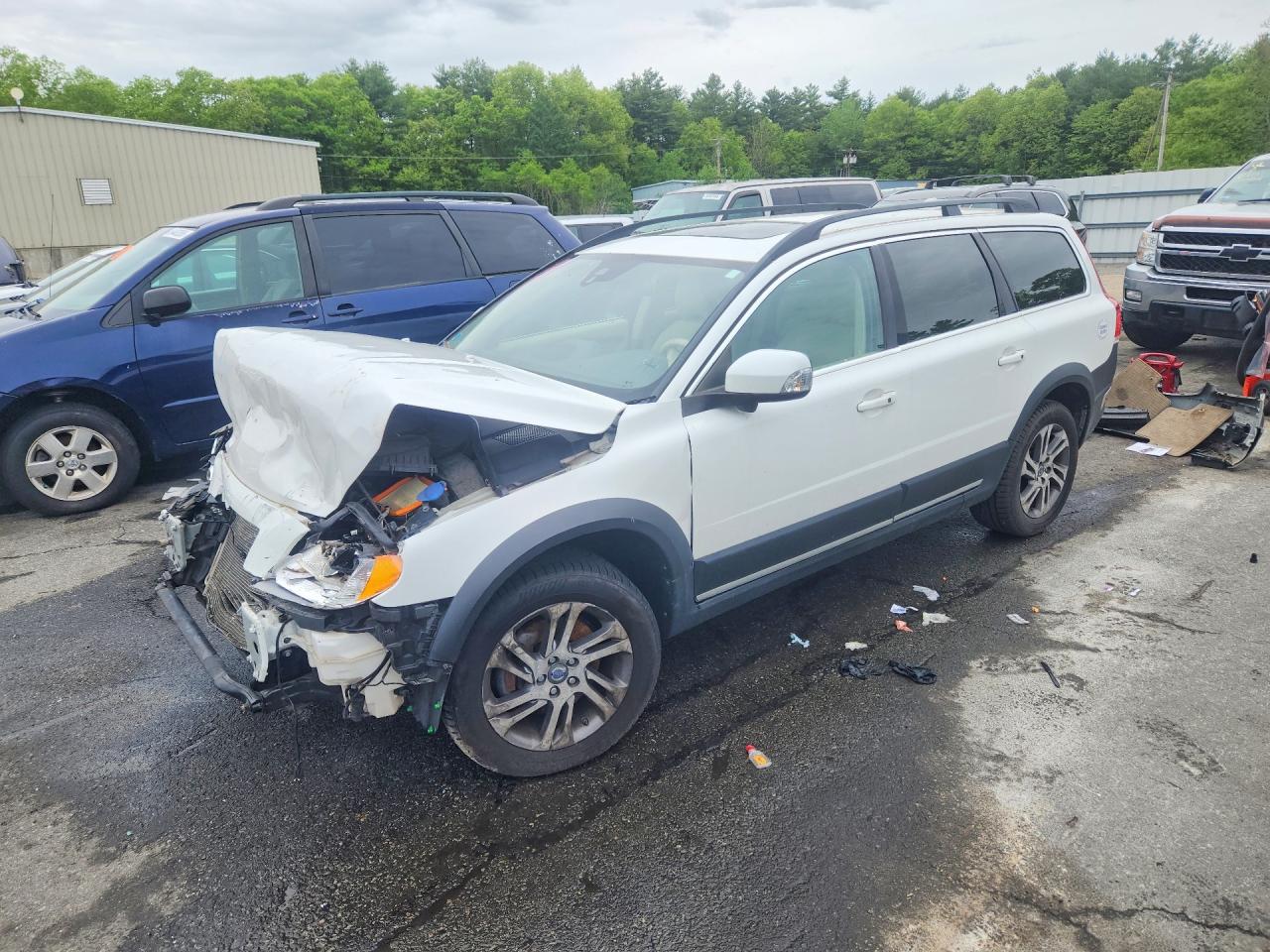2014 Volvo Xc70 3.2 White vin: YV4940BZ5E1177648