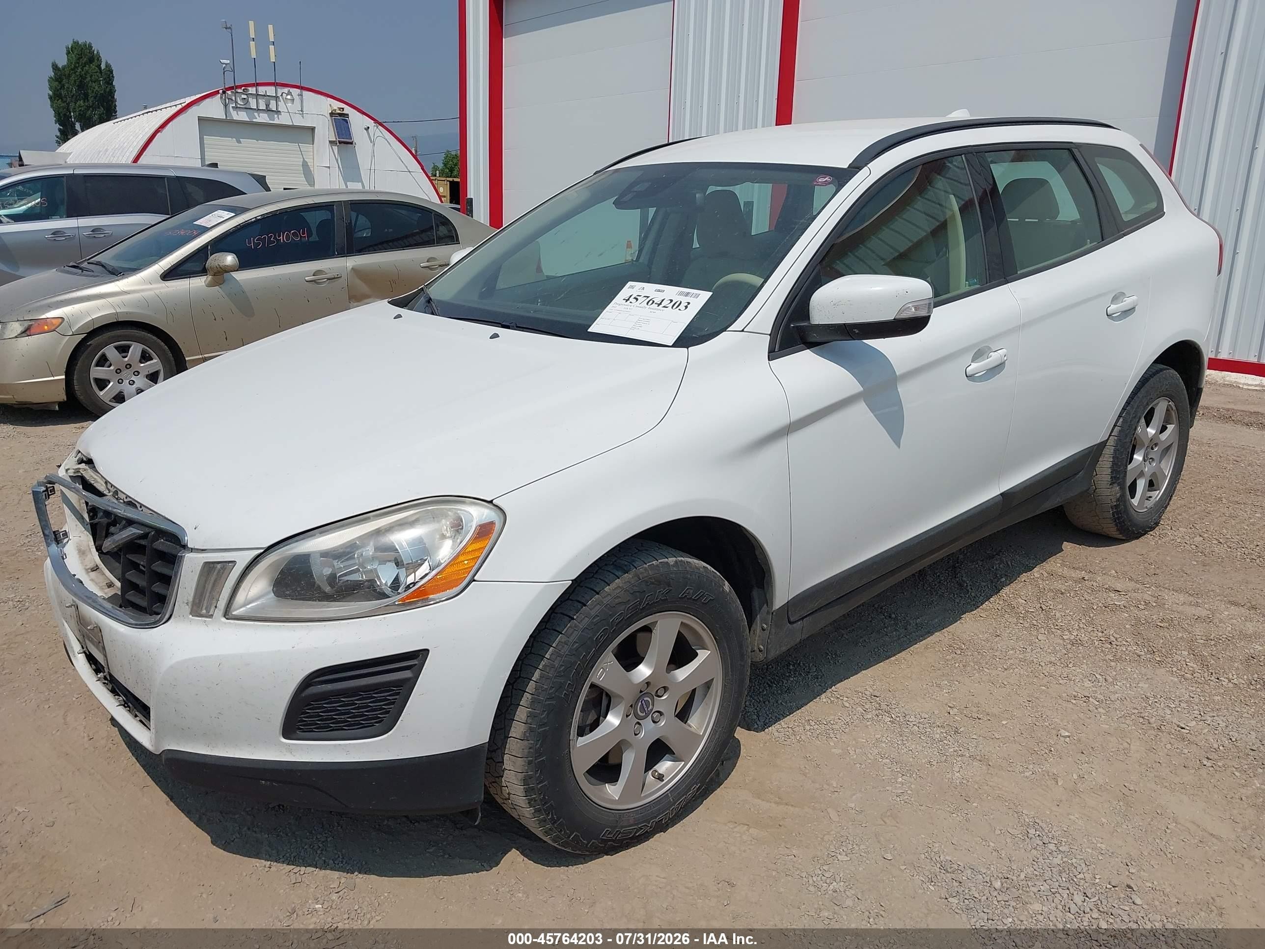 2012 Volvo Xc60 3.2/3.2 Platinum/3.2 Premier/3.2 Premier Plus White vin: YV4940DL6C2293571