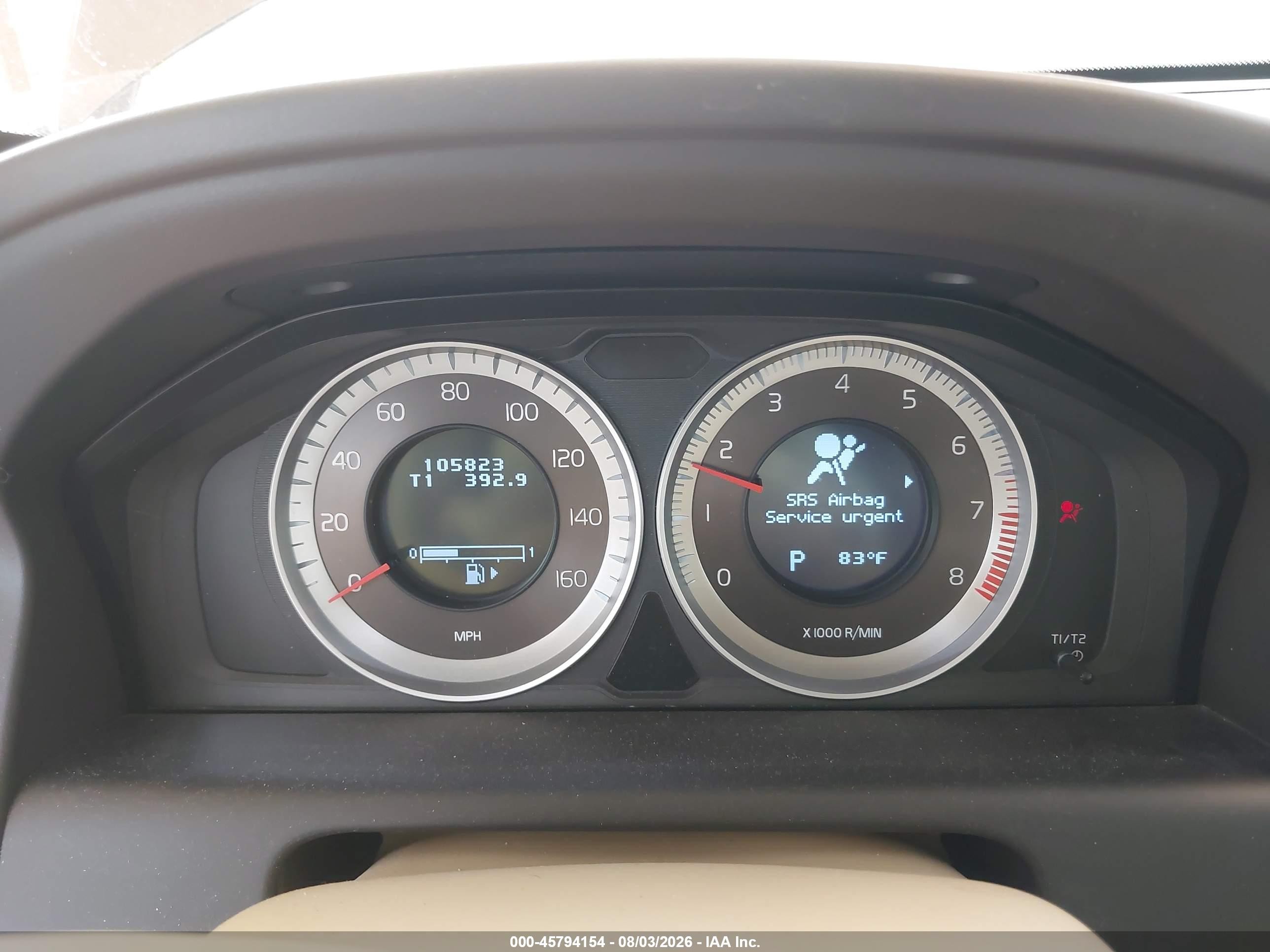 2013 Volvo Xc60 3.2 Premier Plus Brown vin: YV4940DZ4D2416256