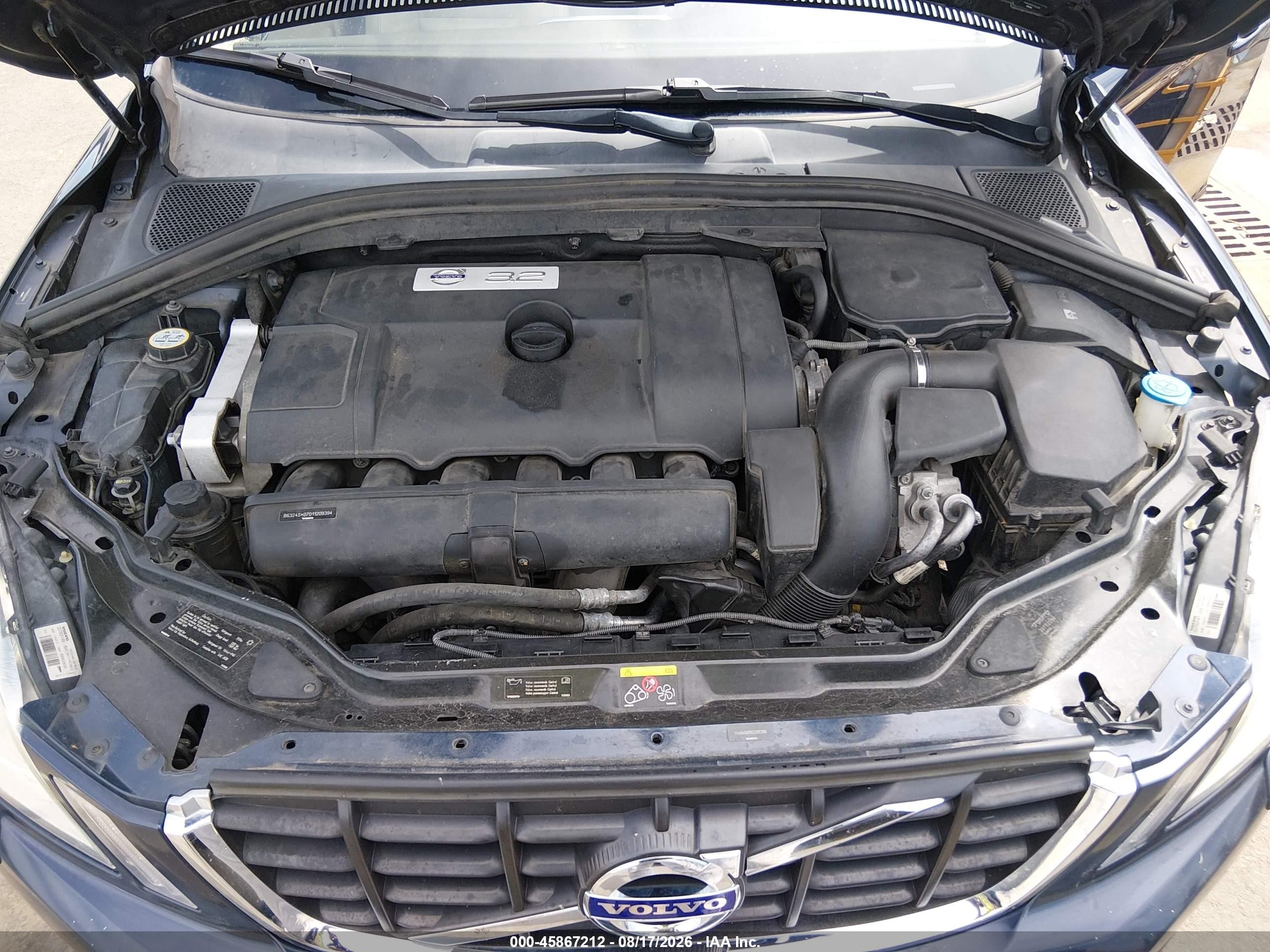 2012 Volvo Xc60 3.2/3.2 Platinum/3.2 Premier/3.2 Premier Plus Blue vin: YV4940DZ5C2305956