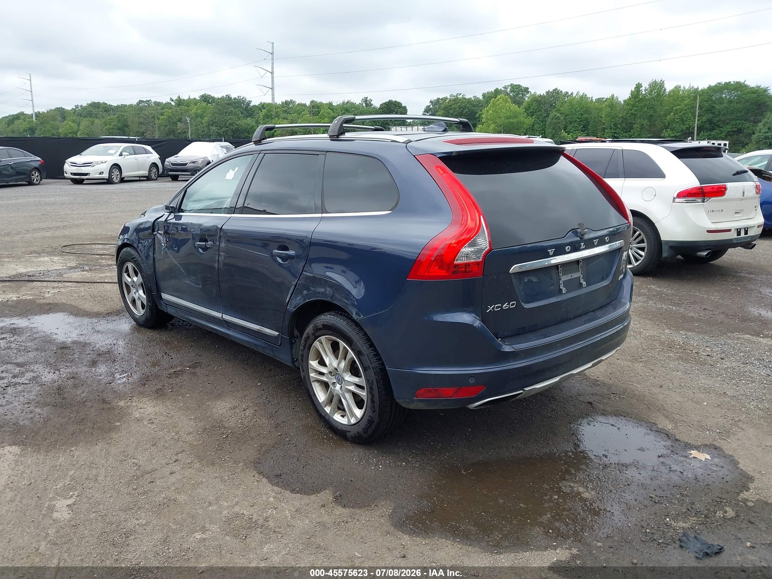 2014 Volvo Xc60 3.2 Platinum Синий vin: YV4940DZ6E2538845