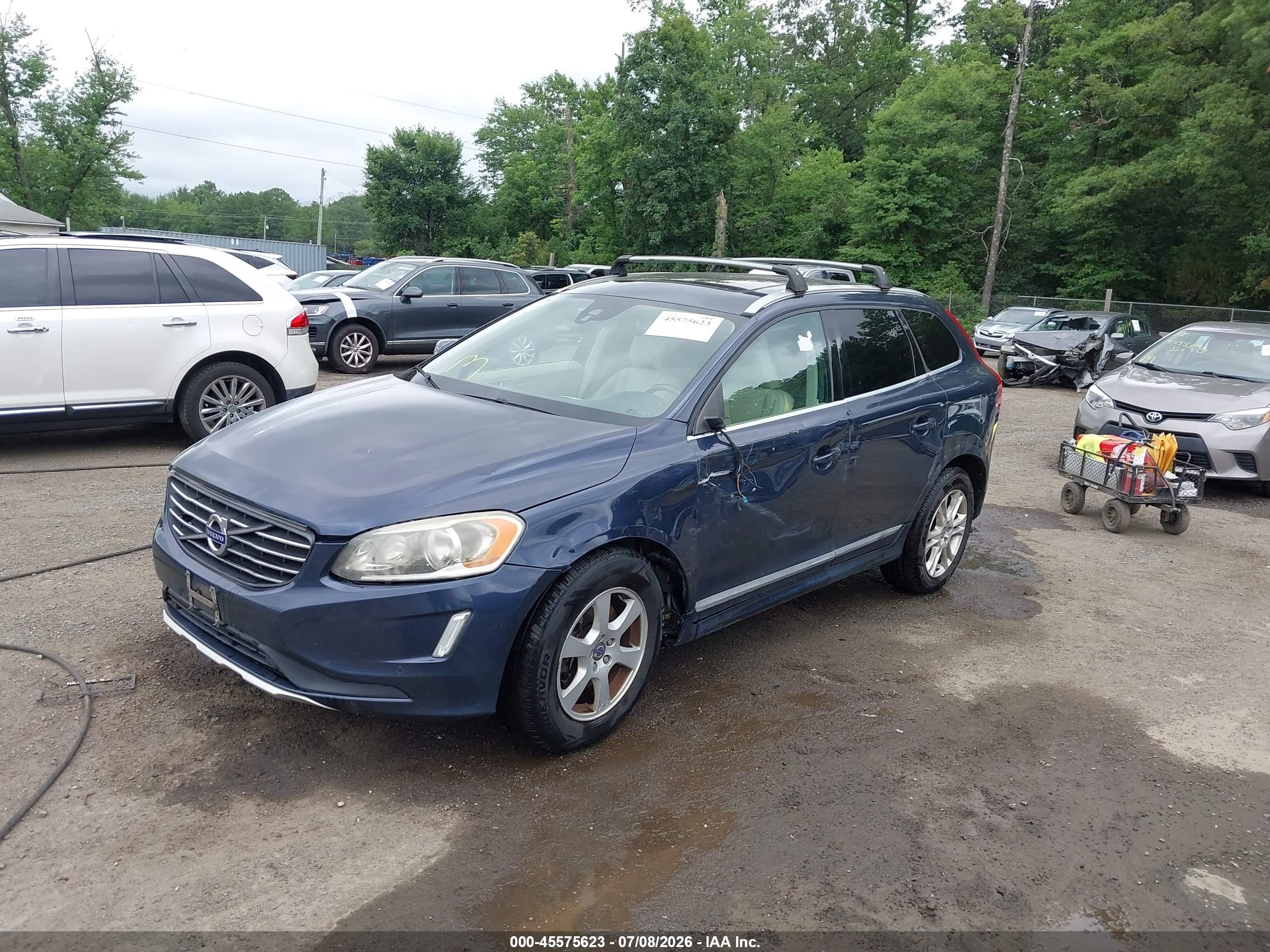 2014 Volvo Xc60 3.2 Platinum Синий vin: YV4940DZ6E2538845