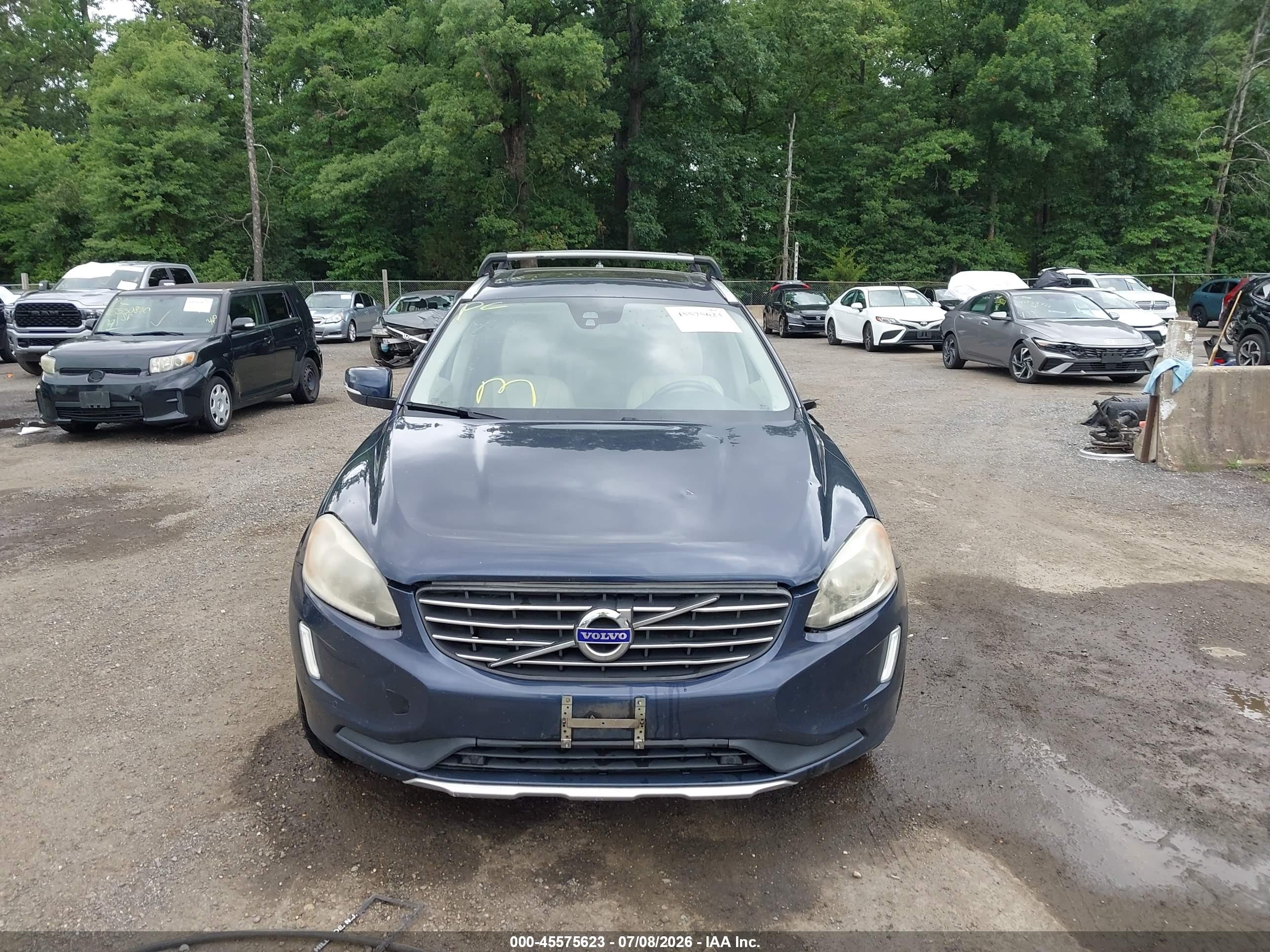 2014 Volvo Xc60 3.2 Platinum Синий vin: YV4940DZ6E2538845