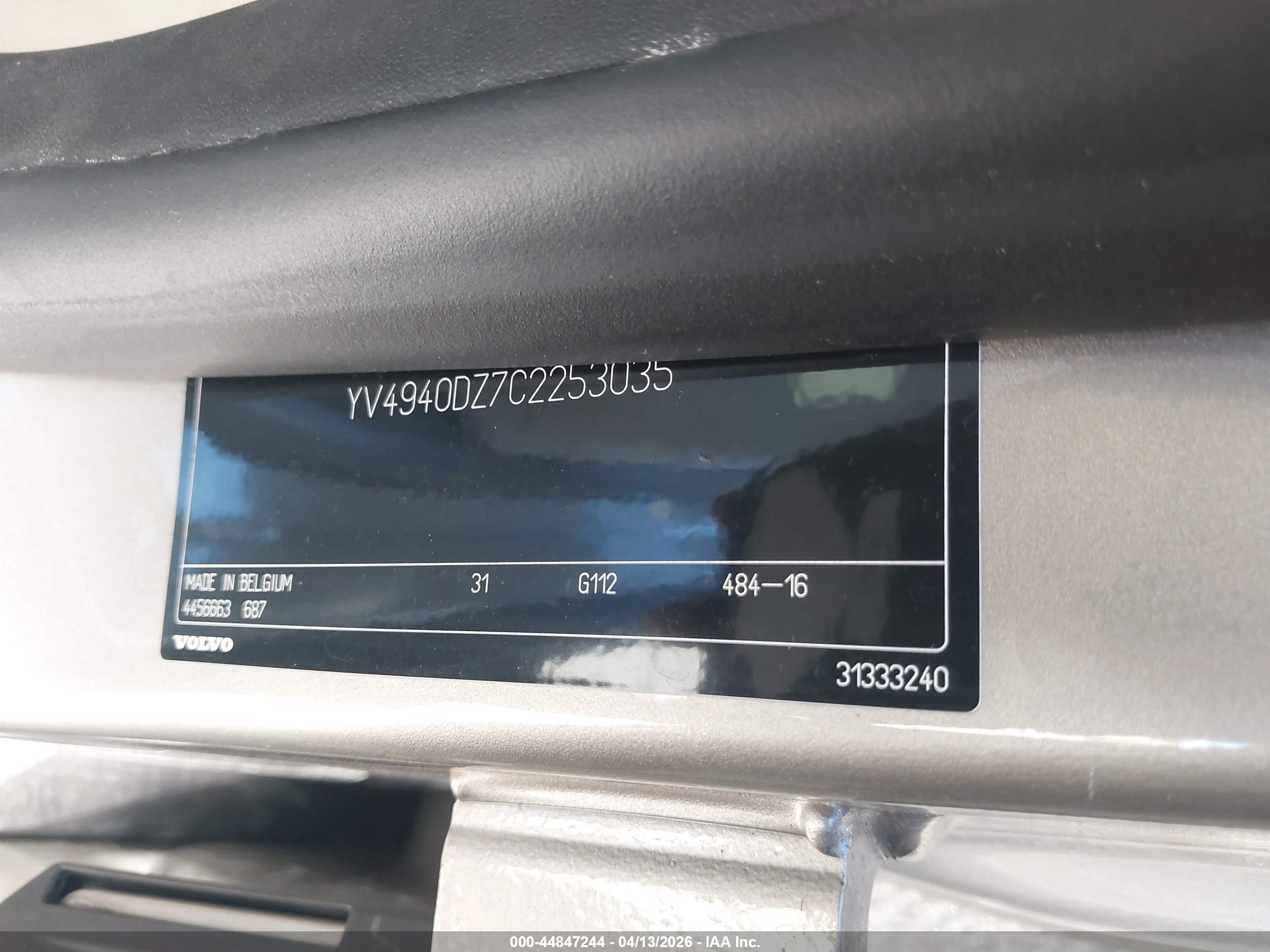 2012 Volvo Xc60 3.2 Premier Beige vin: YV4940DZ7C2253035
