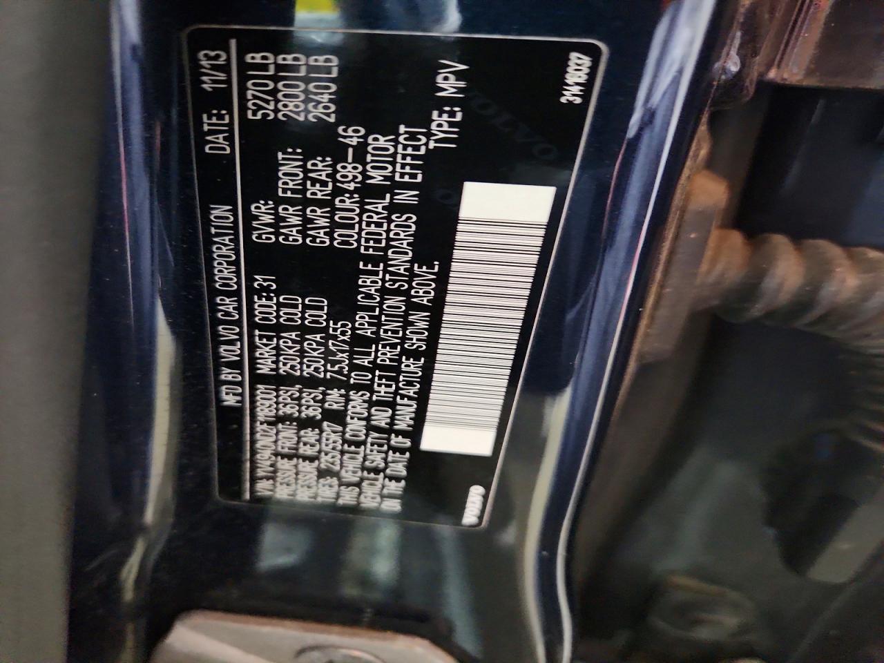 2015 Volvo Xc70 3.2 Platinum Blue vin: YV4940ND2F1189001