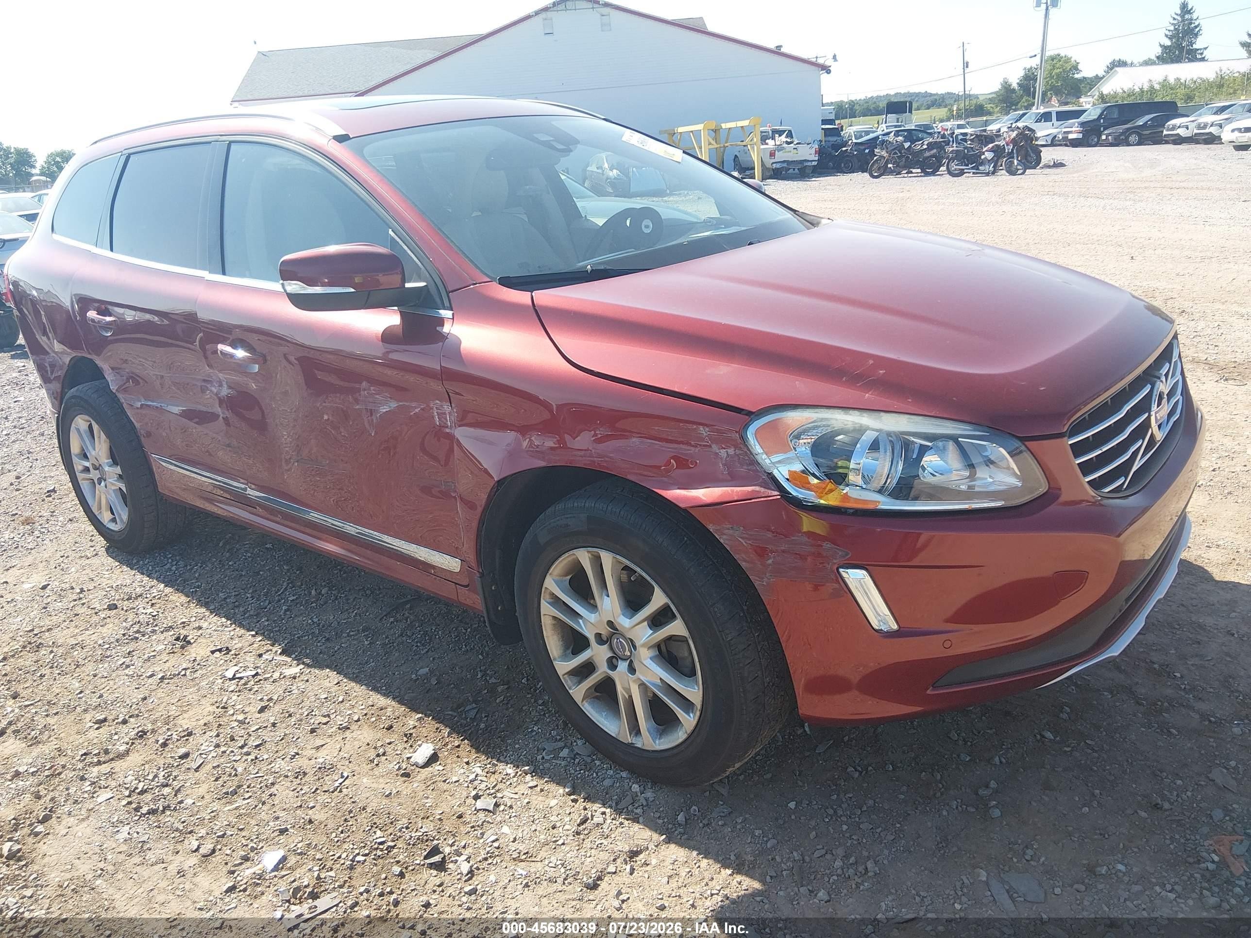2015 Volvo Xc60 3.2 Premier Red vin: YV4940RB2F2584914