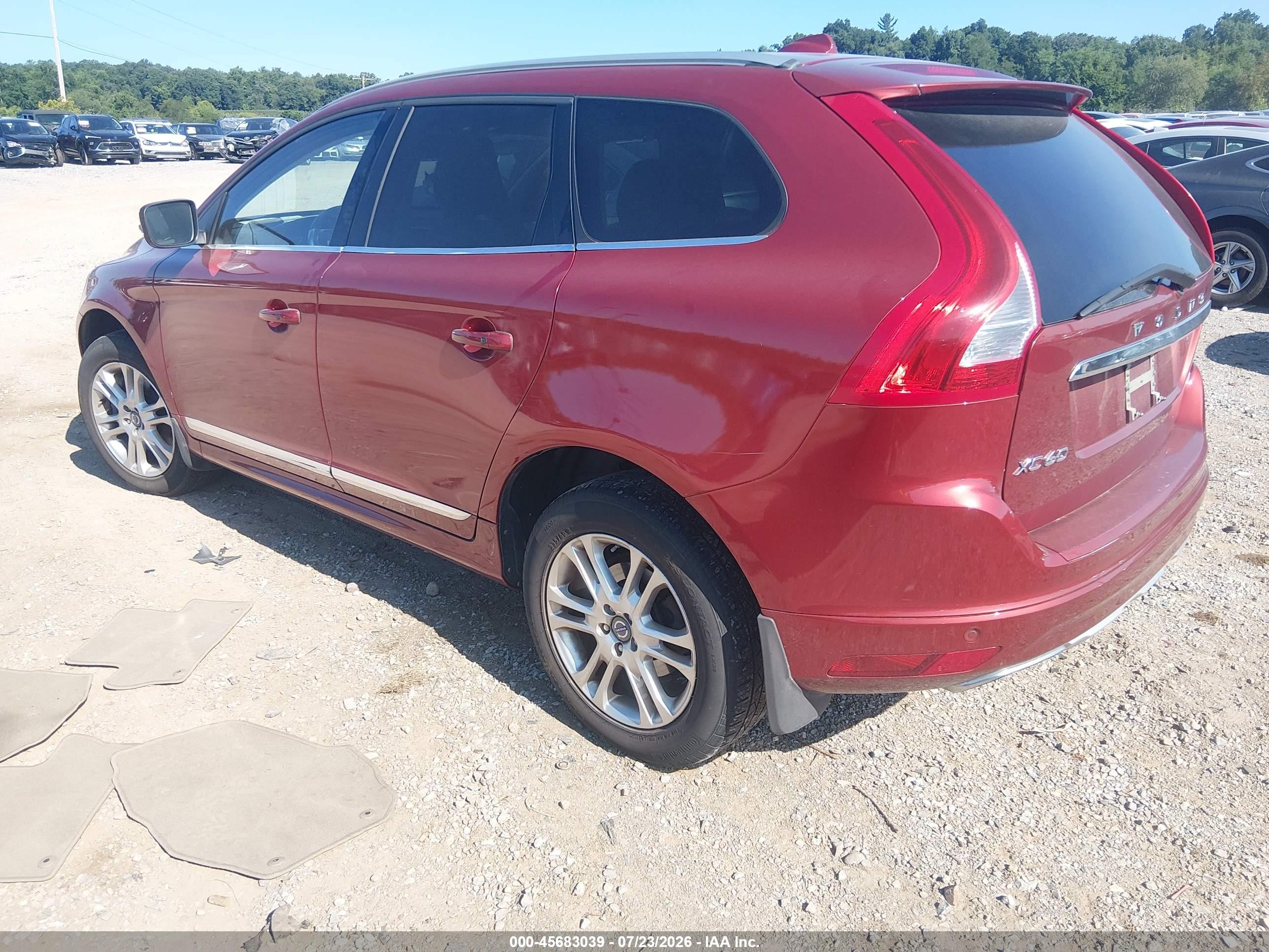 2015 Volvo Xc60 3.2 Premier Red vin: YV4940RB2F2584914