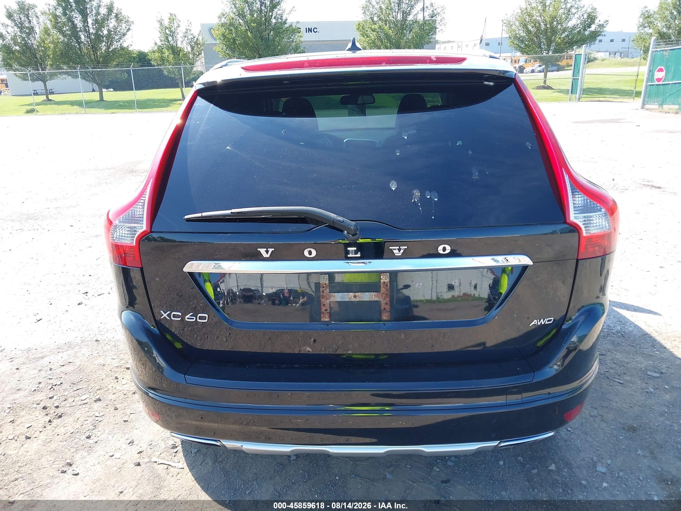 2015 Volvo Xc60 3.2 Premier Black vin: YV4940RB7F2617437