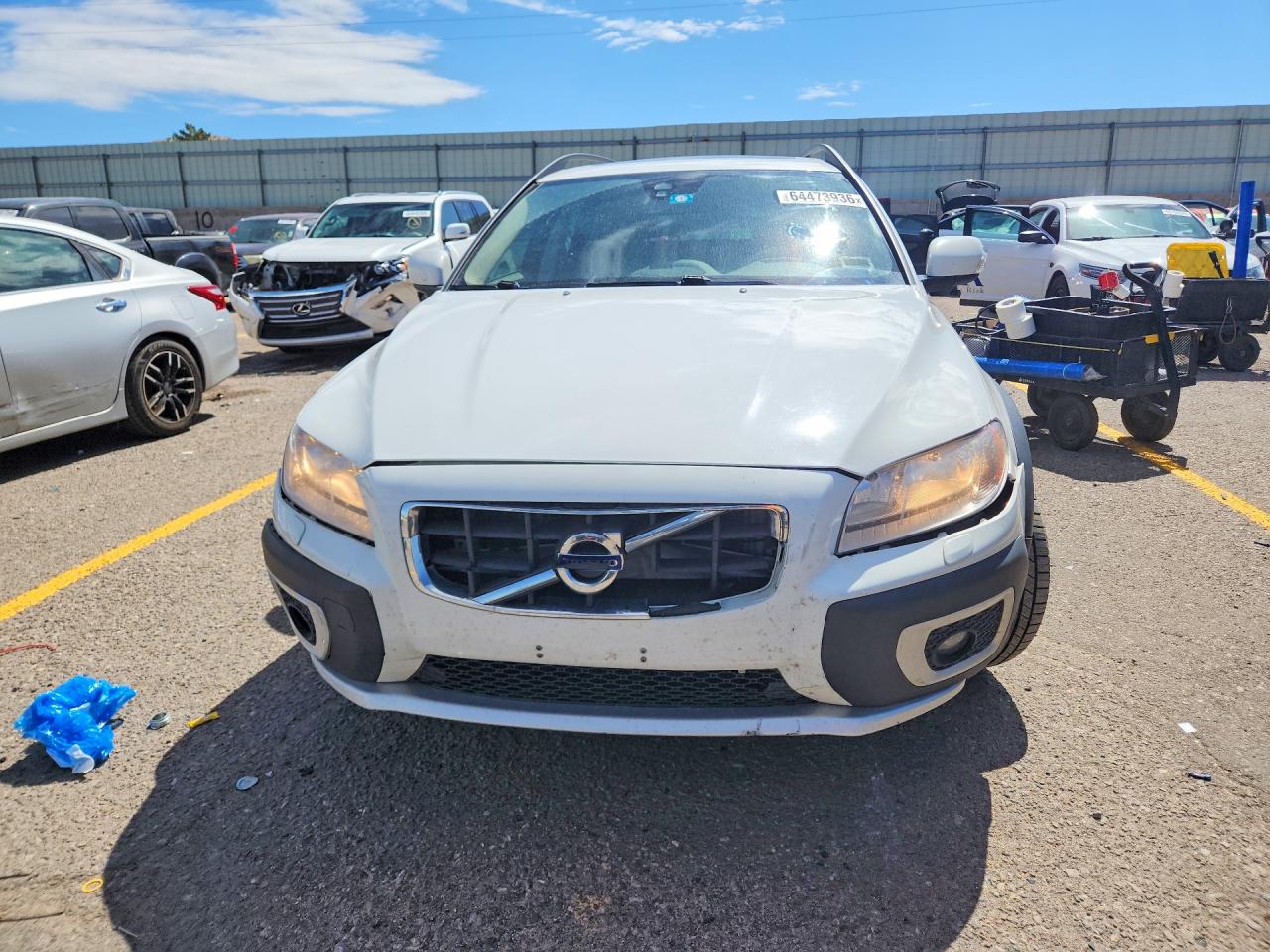 2013 Volvo Xc70 3.2 White vin: YV4952BL9D1163450
