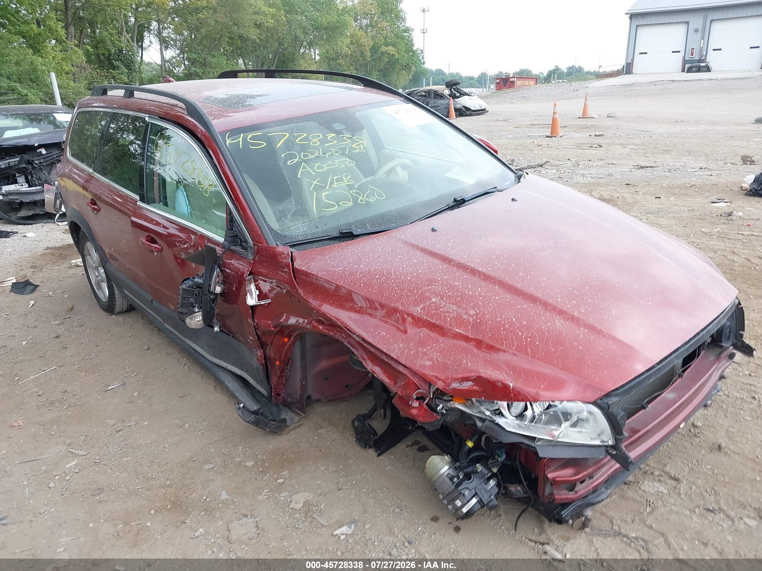 2013 Volvo Xc70 3.2l/3.2l Platinum/3.2l Premier/3.2l Premier Plus vin: YV4952BZ0D1152860