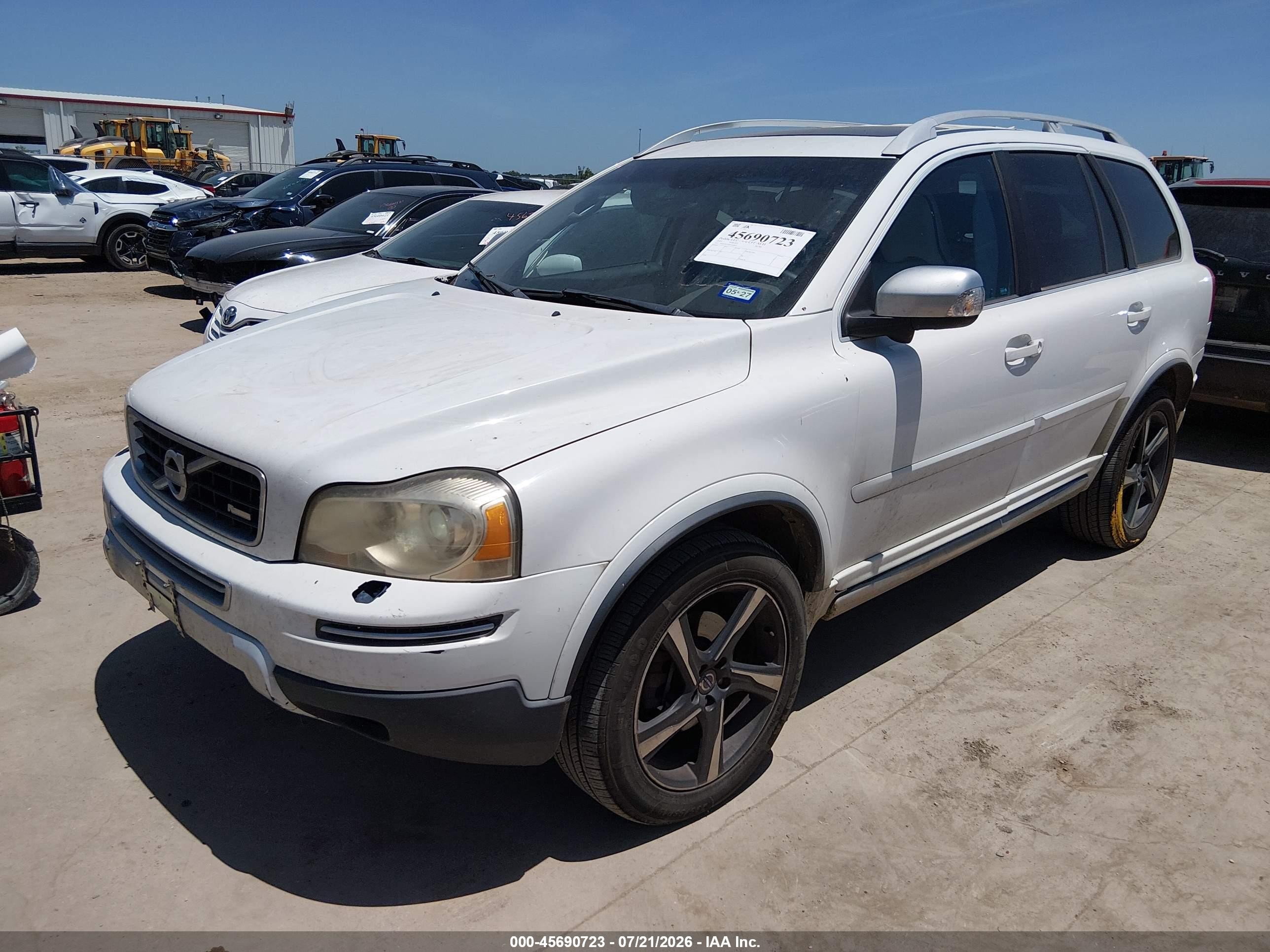2013 Volvo Xc90 3.2 R-design/3.2 R-design Platinum/3.2 R-design Premier Plus White vin: YV4952CFXD1629413
