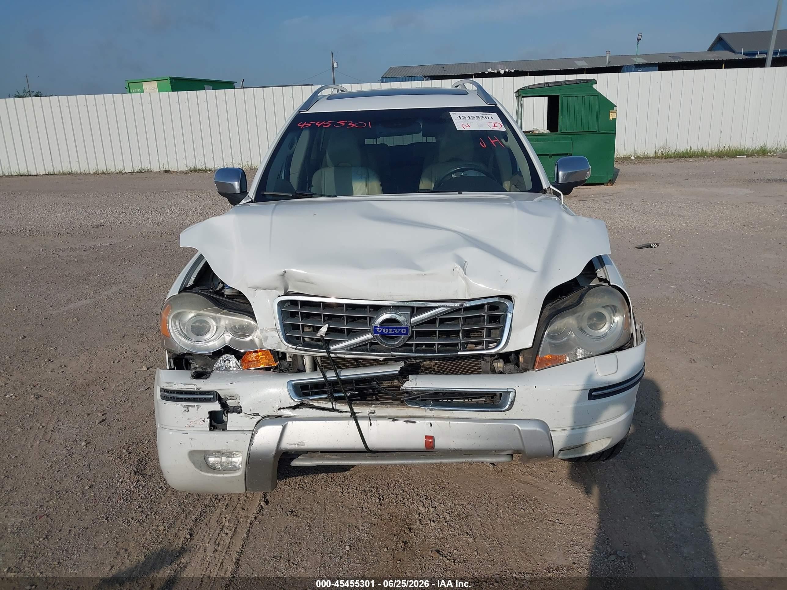 2013 Volvo Xc90 3.2/3.2 Platinum/3.2 Premier Plus White vin: YV4952CY0D1639871