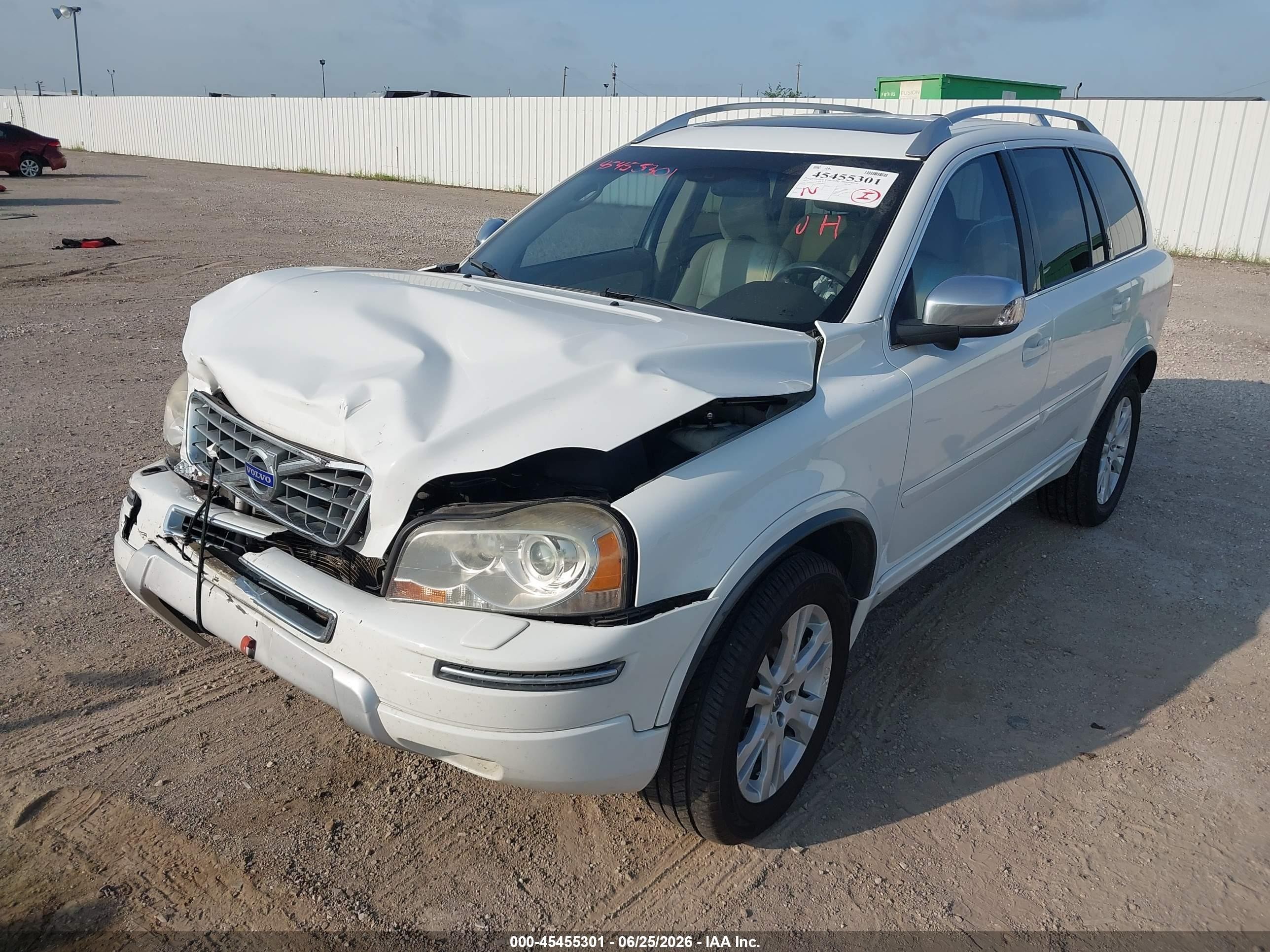 2013 Volvo Xc90 3.2/3.2 Platinum/3.2 Premier Plus White vin: YV4952CY0D1639871