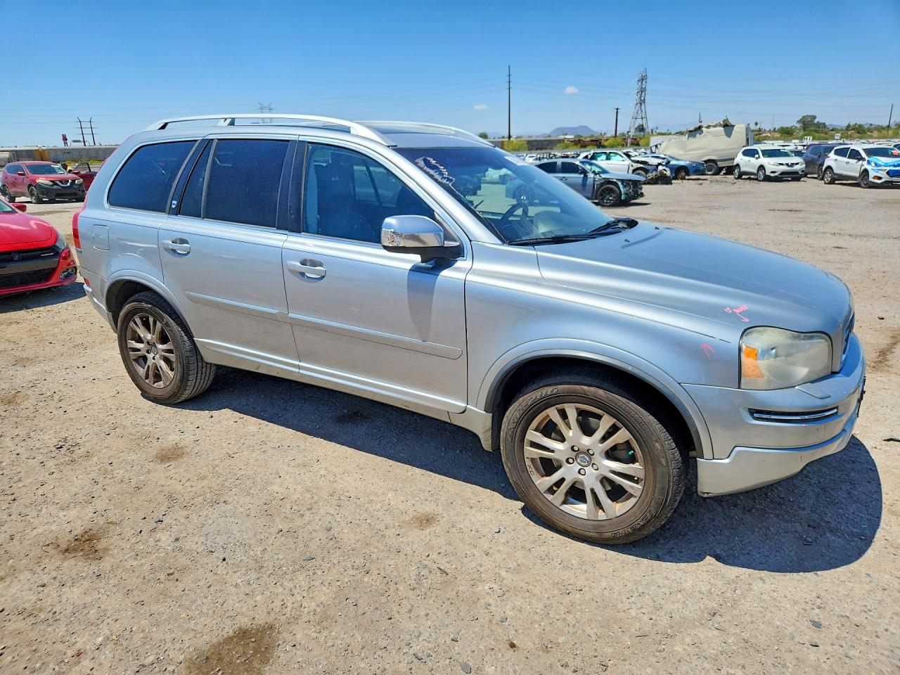 2014 Volvo Xc90 3.2 Silver vin: YV4952CY2E1680987