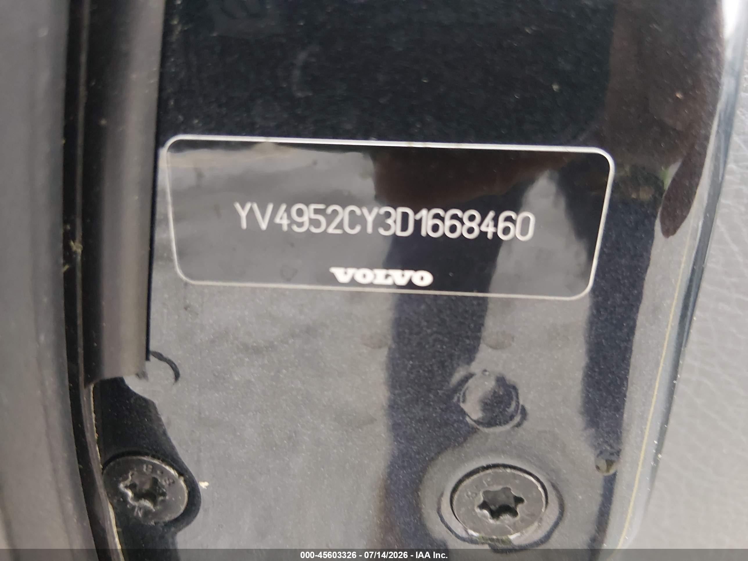 2013 Volvo Xc90 3.2/3.2 Platinum/3.2 Premier Plus Gray vin: YV4952CY3D1668460