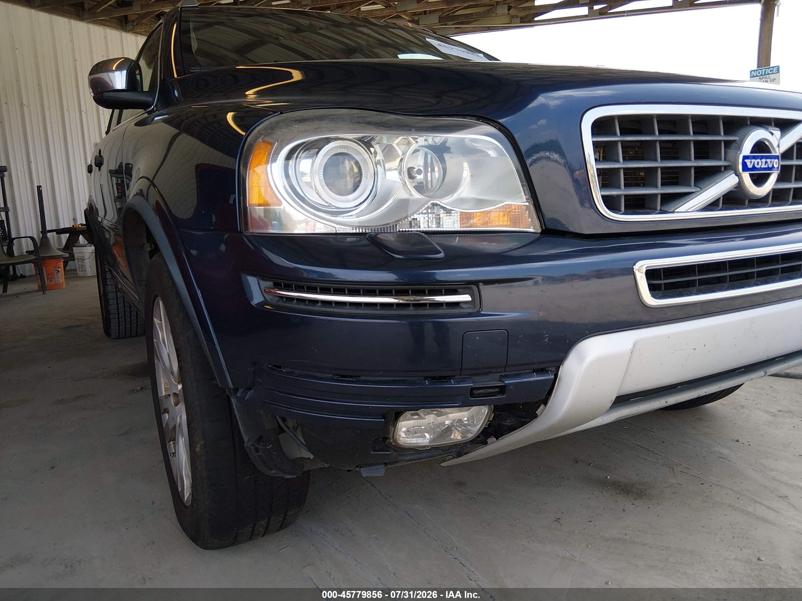 2013 Volvo Xc90 3.2/3.2 Platinum/3.2 Premier Plus Blue vin: YV4952CY5D1654866