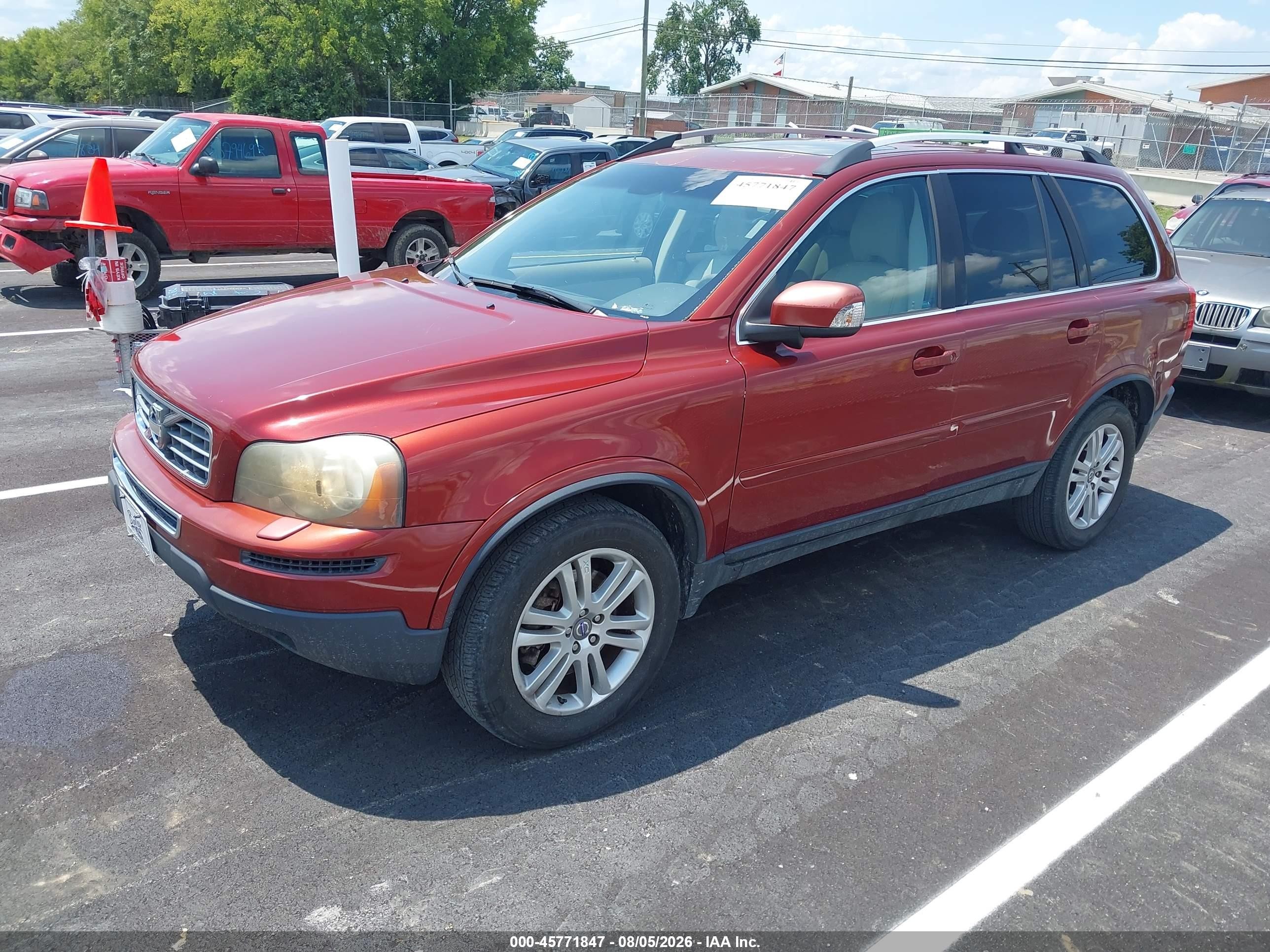 2011 Volvo Xc90 3.2 Красный vin: YV4952CY6B1606676