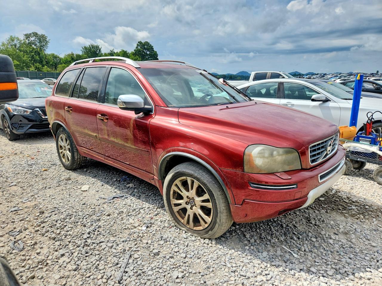 2013 Volvo Xc90 Burgundy vin: YV4952CZ0D1630743