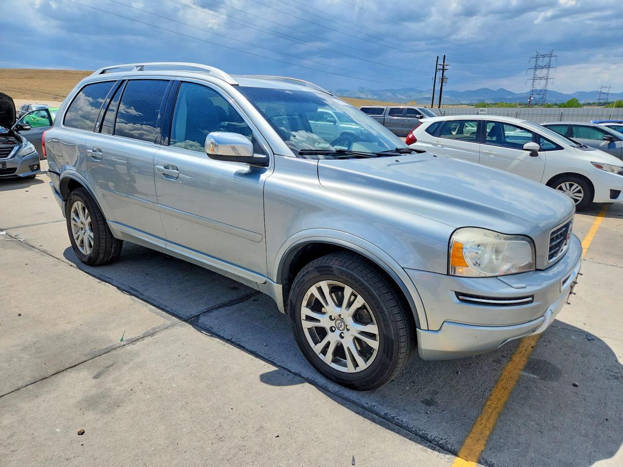 2014 Volvo Xc90 3.2 Silver vin: YV4952CZ1E1688698