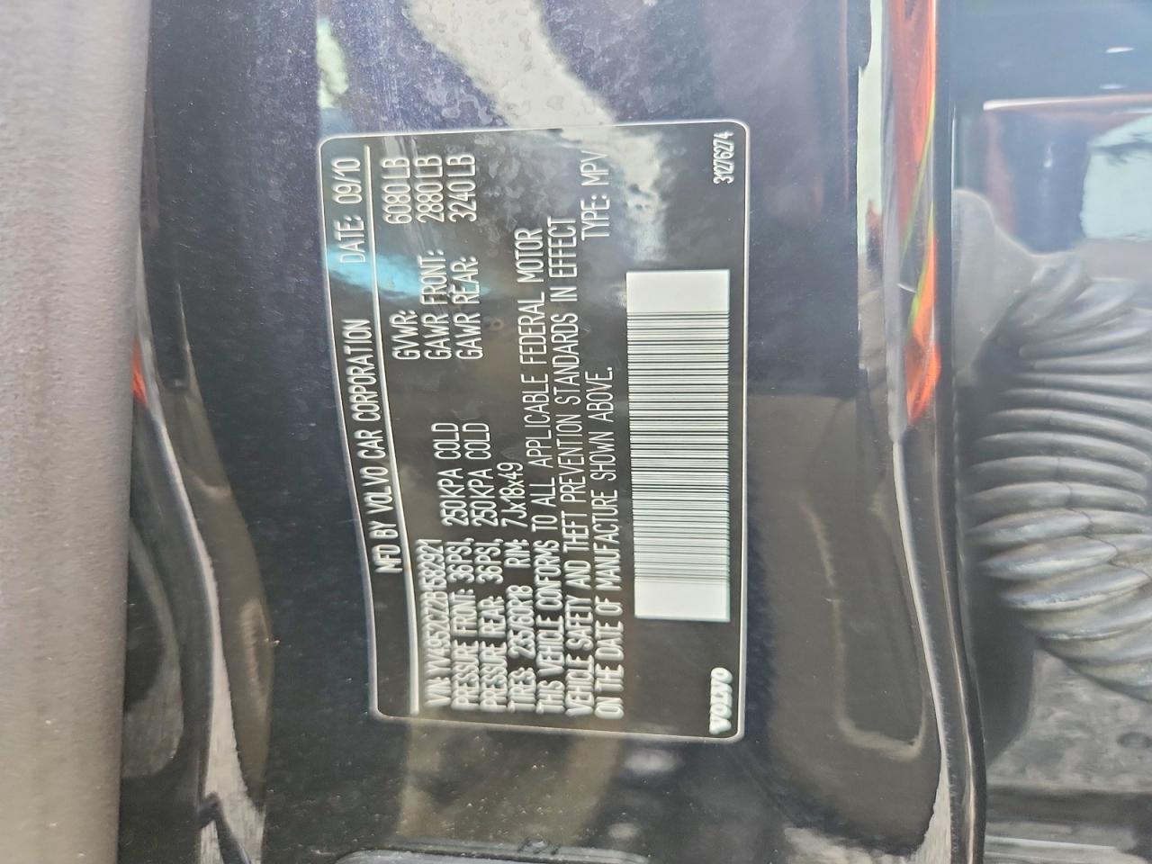 2011 Volvo Xc90 3.2 Blue vin: YV4952CZ2B1582921