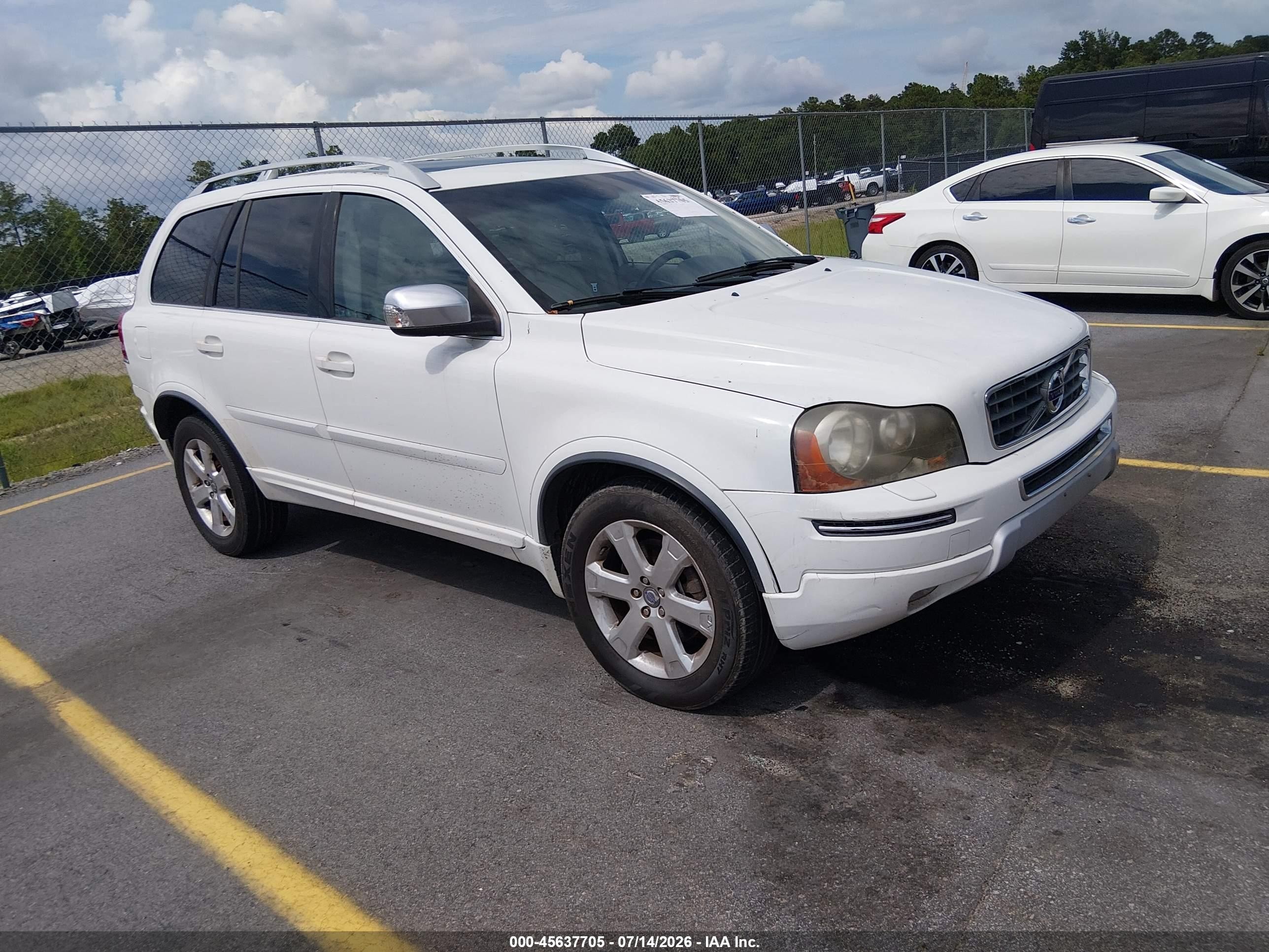 2013 Volvo Xc90 3.2/3.2 Platinum/3.2 Premier Plus White vin: YV4952CZ3D1631787