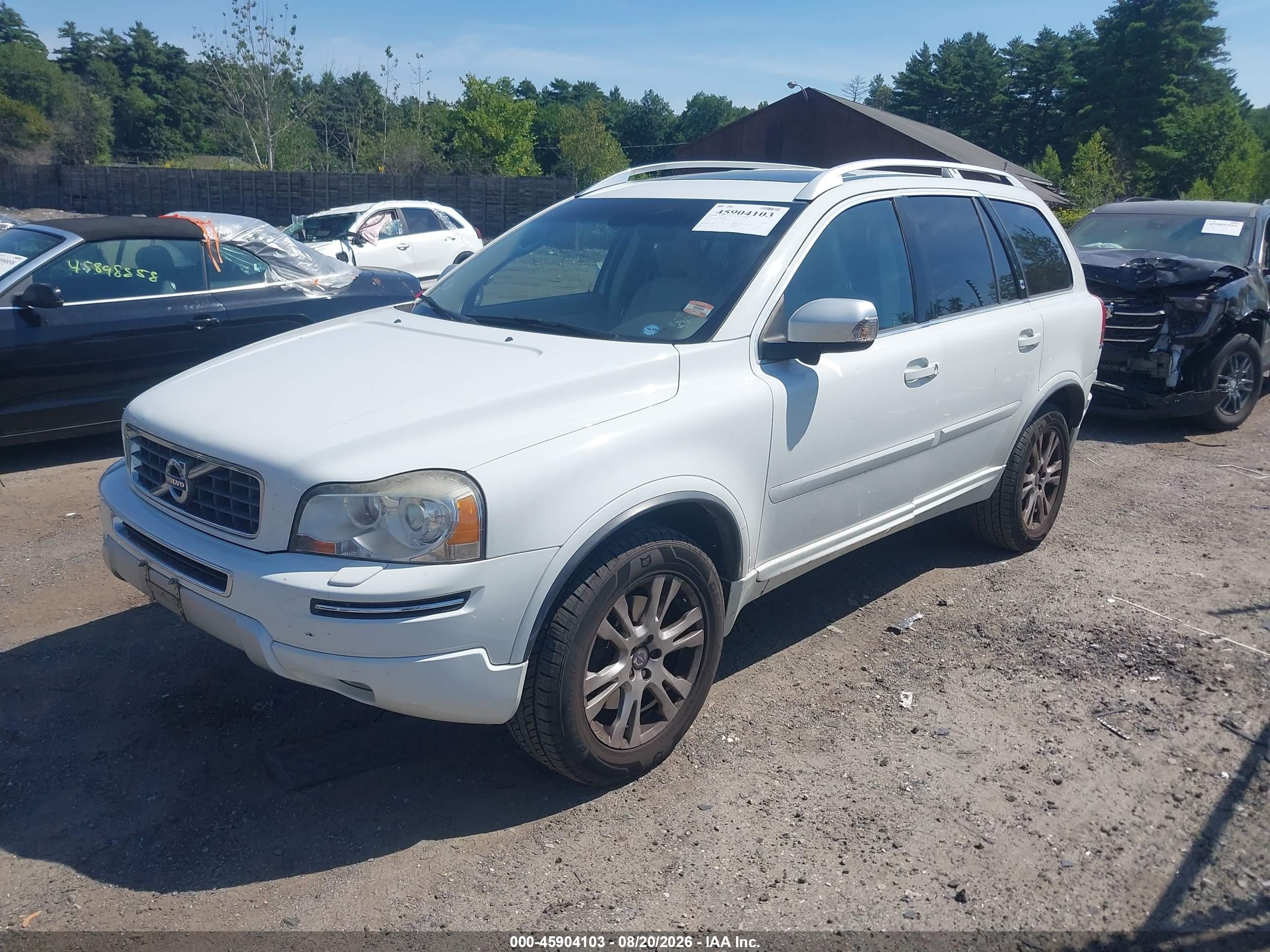 2014 Volvo Xc90 3.2 Platinum White vin: YV4952CZ3E1699430