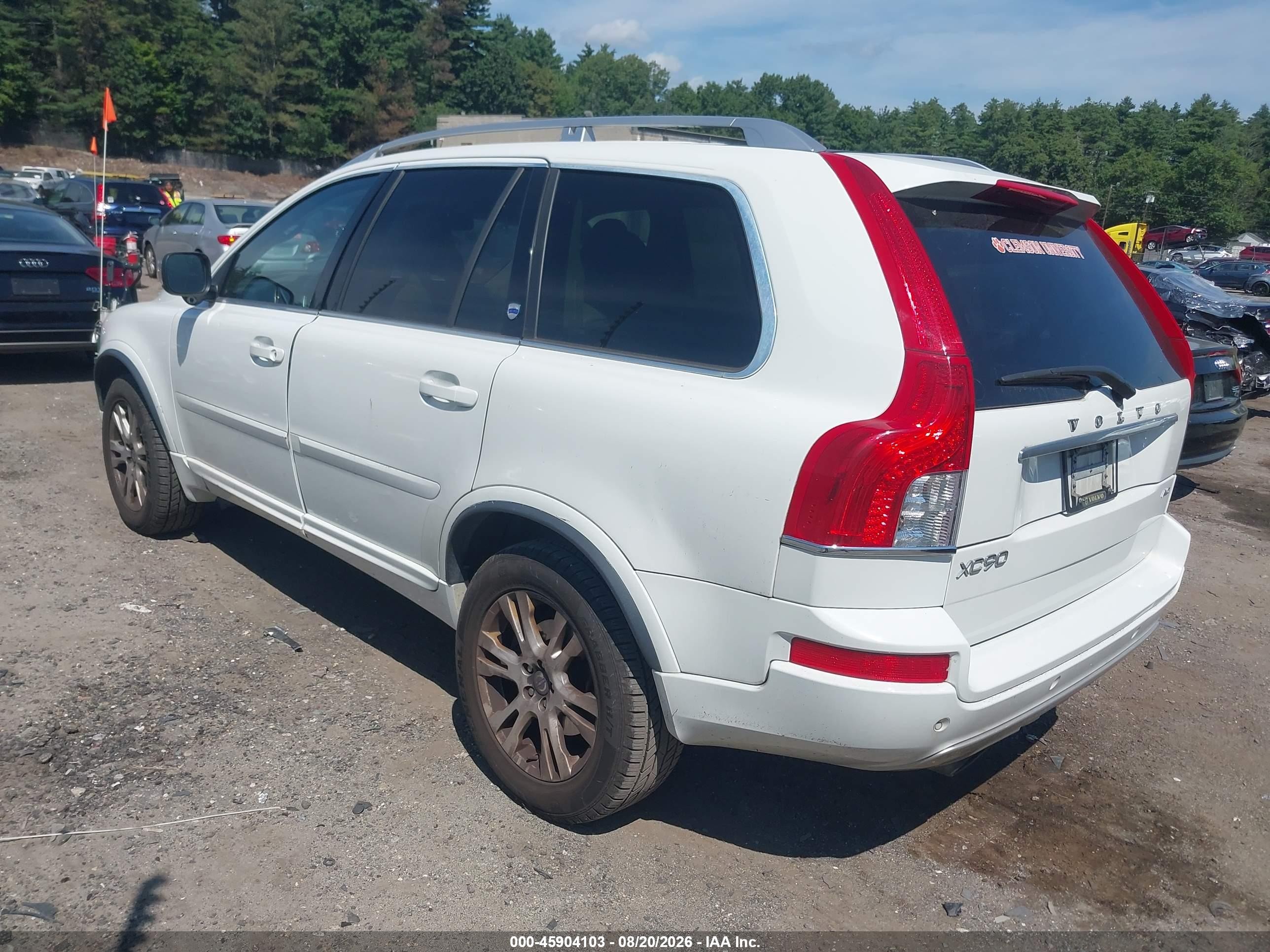 2014 Volvo Xc90 3.2 Platinum White vin: YV4952CZ3E1699430