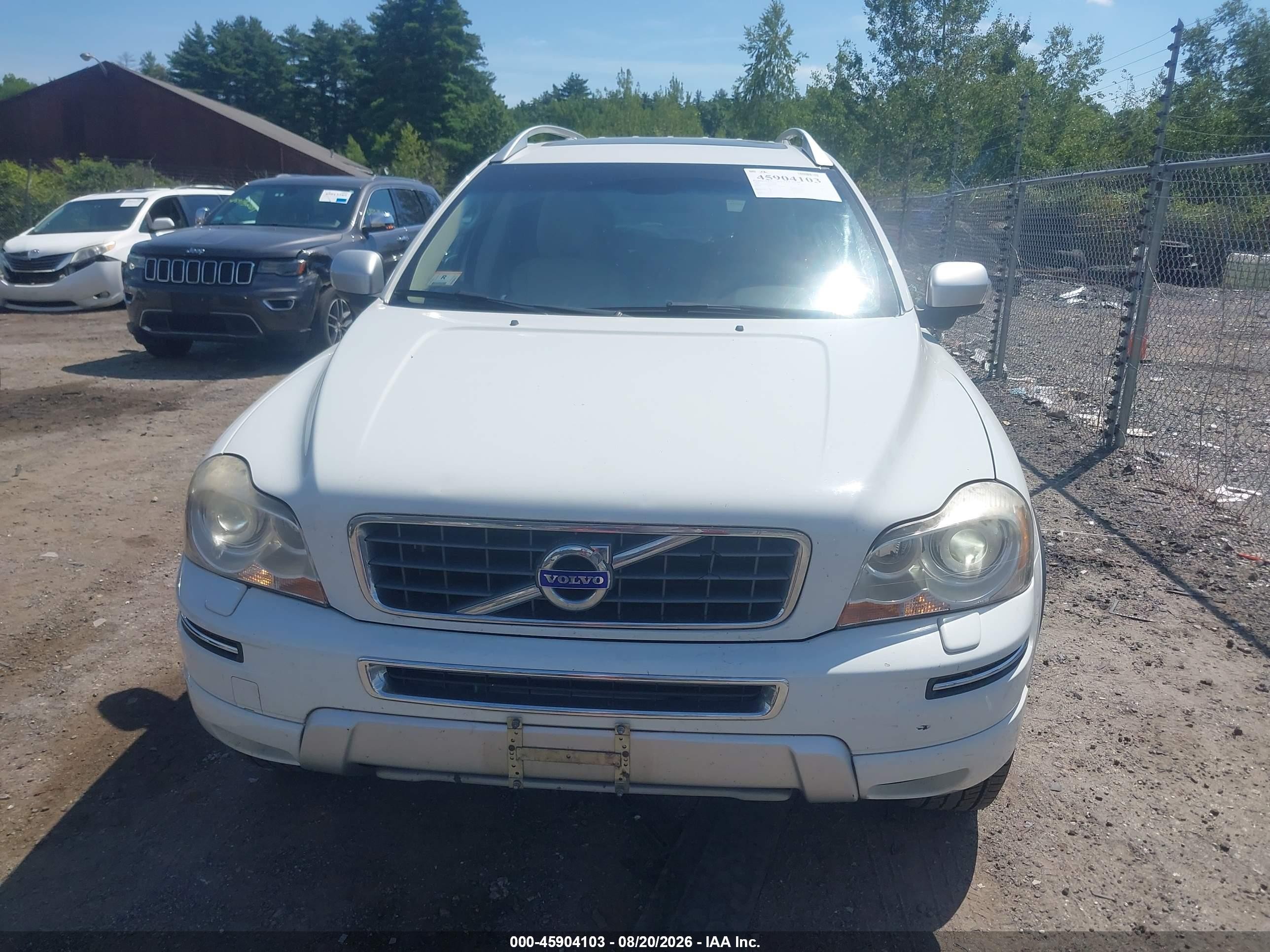 2014 Volvo Xc90 3.2 Platinum White vin: YV4952CZ3E1699430