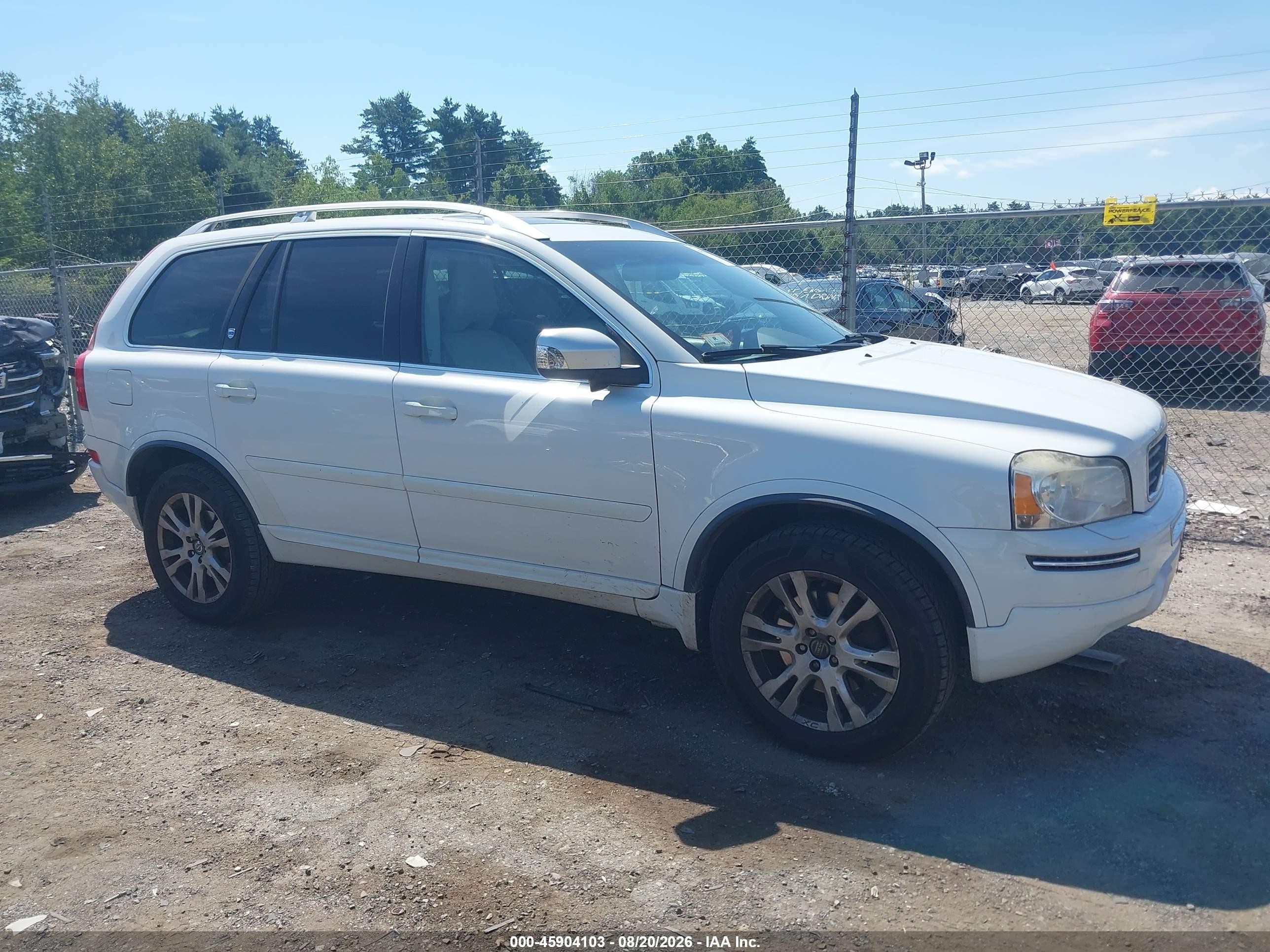 2014 Volvo Xc90 3.2 Platinum White vin: YV4952CZ3E1699430