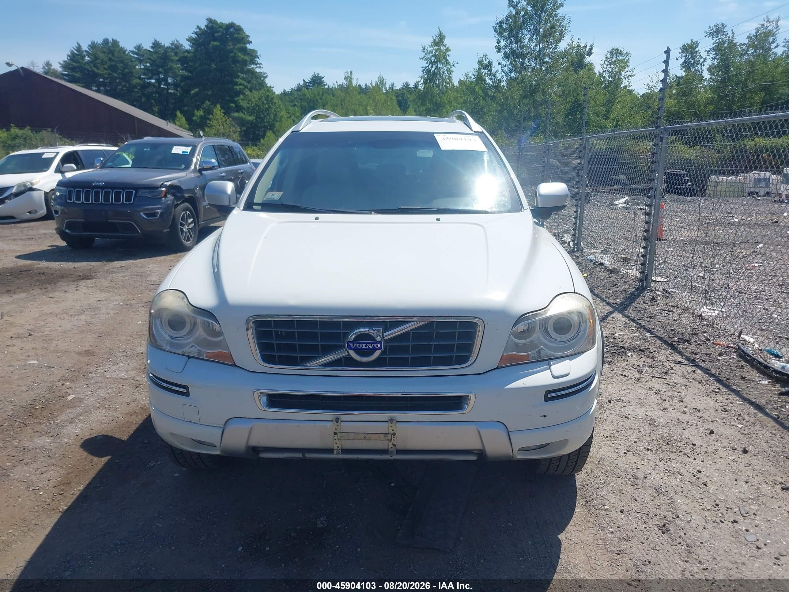 2014 Volvo Xc90 3.2 Platinum White vin: YV4952CZ3E1699430