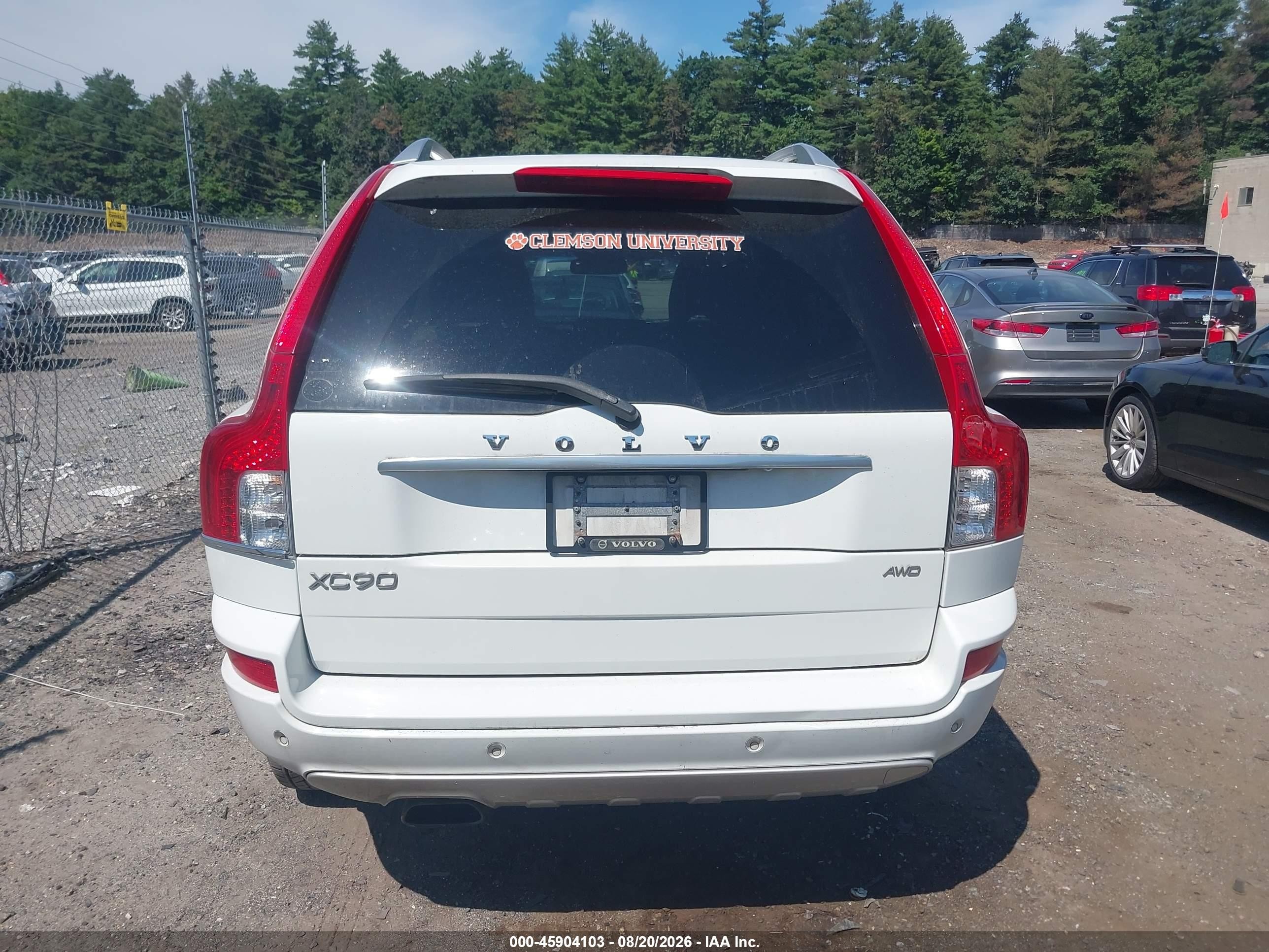 2014 Volvo Xc90 3.2 Platinum White vin: YV4952CZ3E1699430