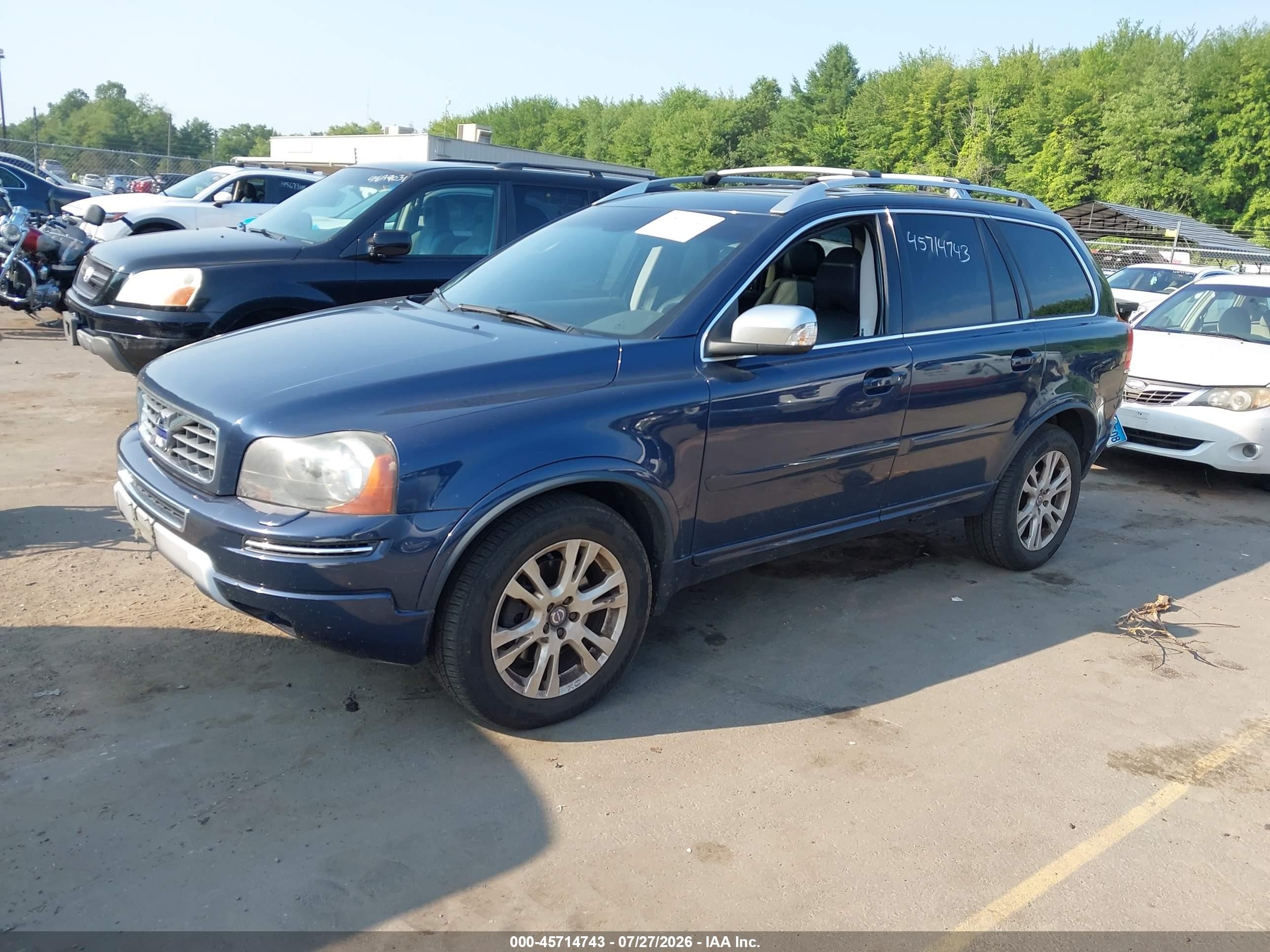 2013 Volvo Xc90 3.2 Platinum Dark Blue vin: YV4952CZ4D1642698