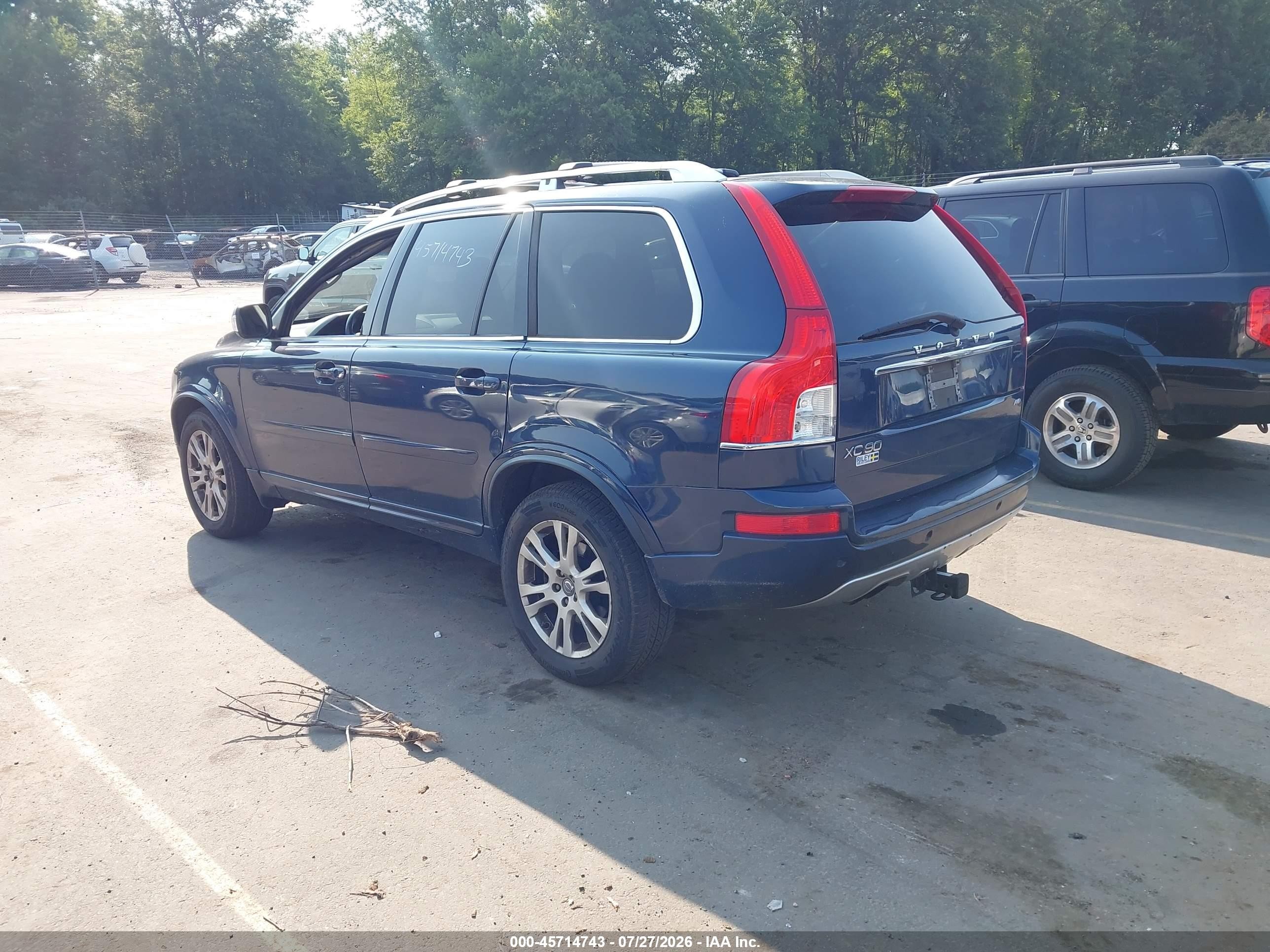2013 Volvo Xc90 3.2 Platinum Dark Blue vin: YV4952CZ4D1642698