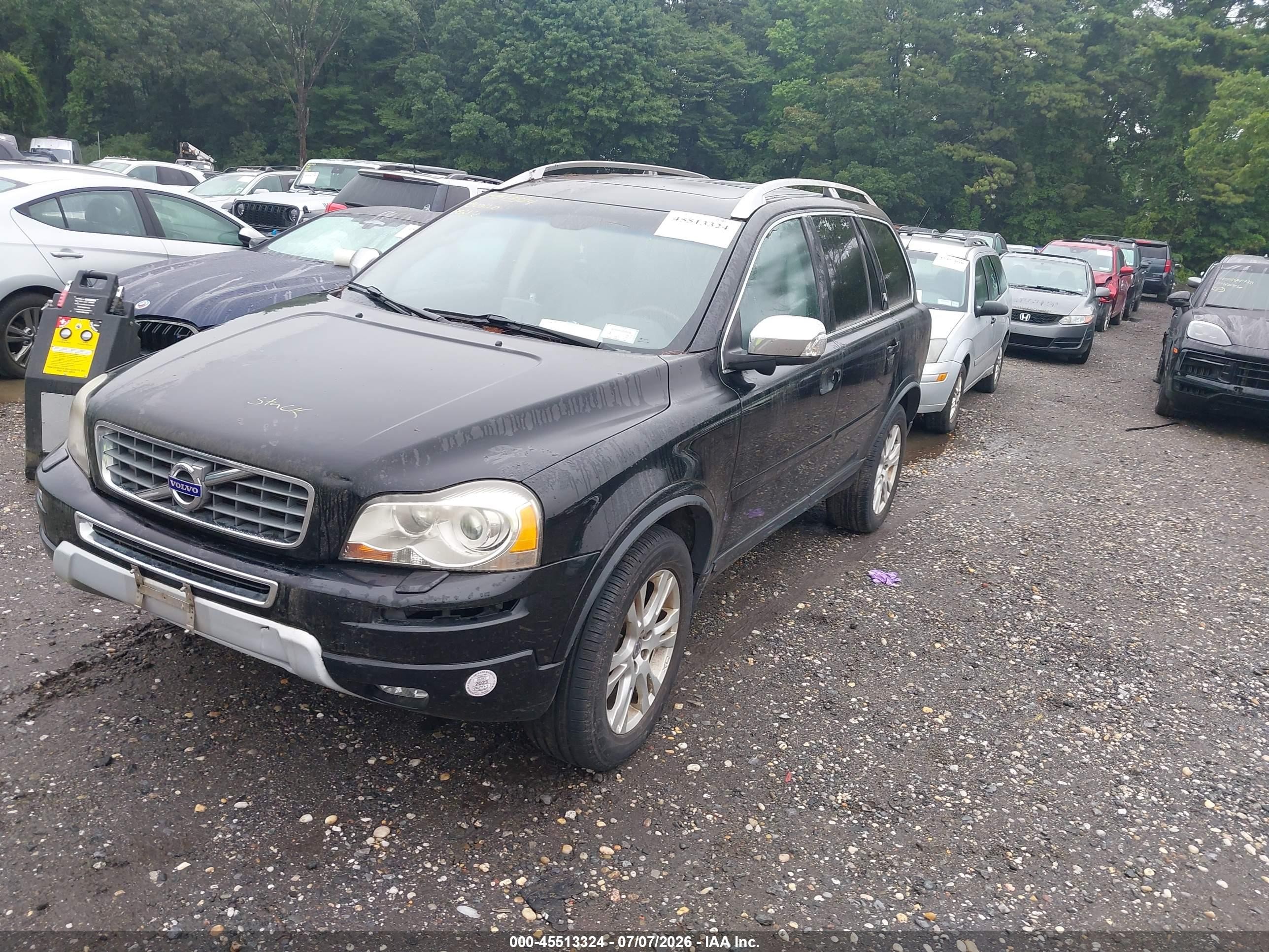 2013 Volvo Xc90 3.2/3.2 Platinum/3.2 Premier Plus Black vin: YV4952CZ6D1651239