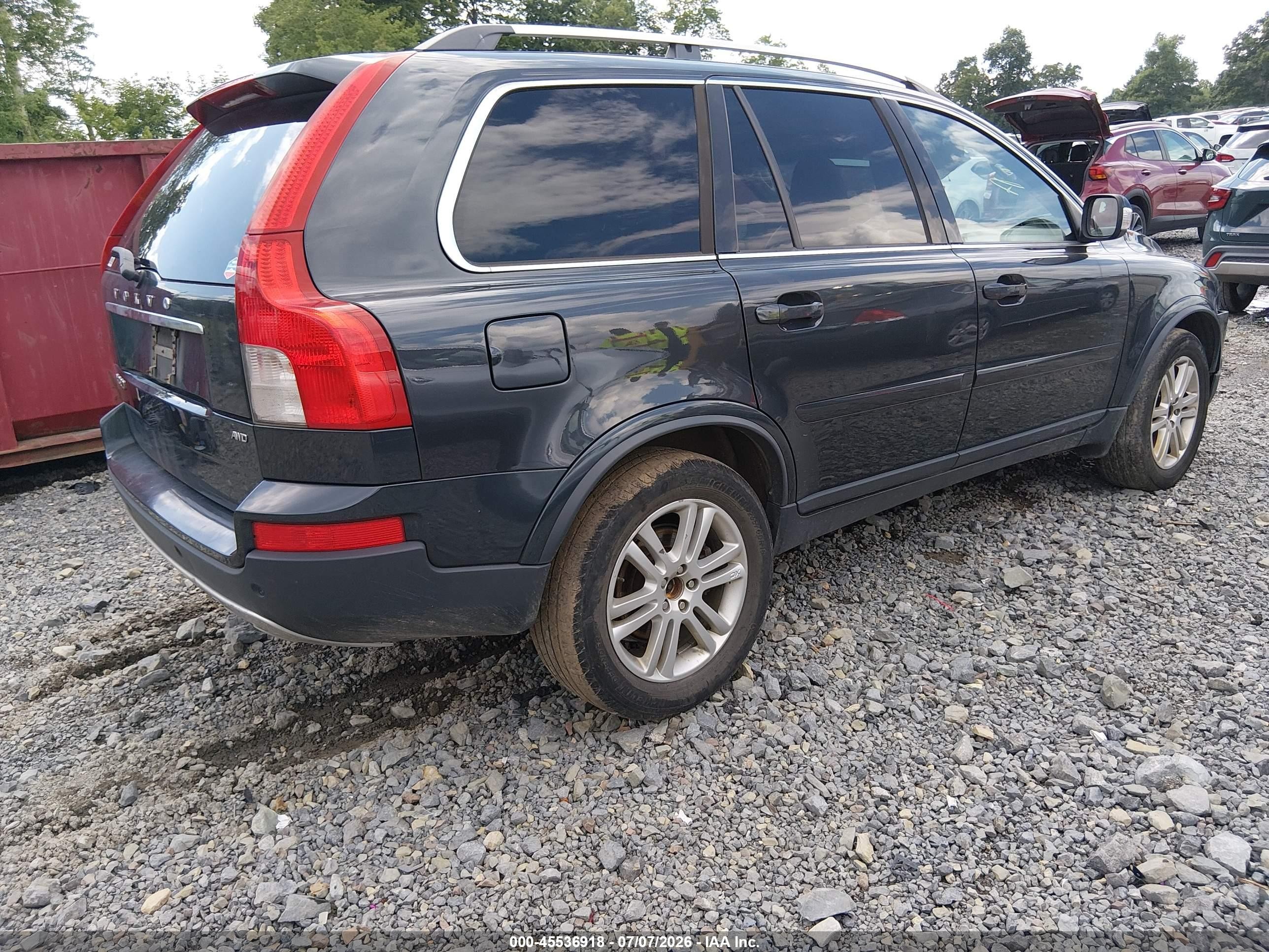 2012 Volvo Xc90 3.2/3.2 Platinum/3.2 Premier Plus Black vin: YV4952CZ7C1609323
