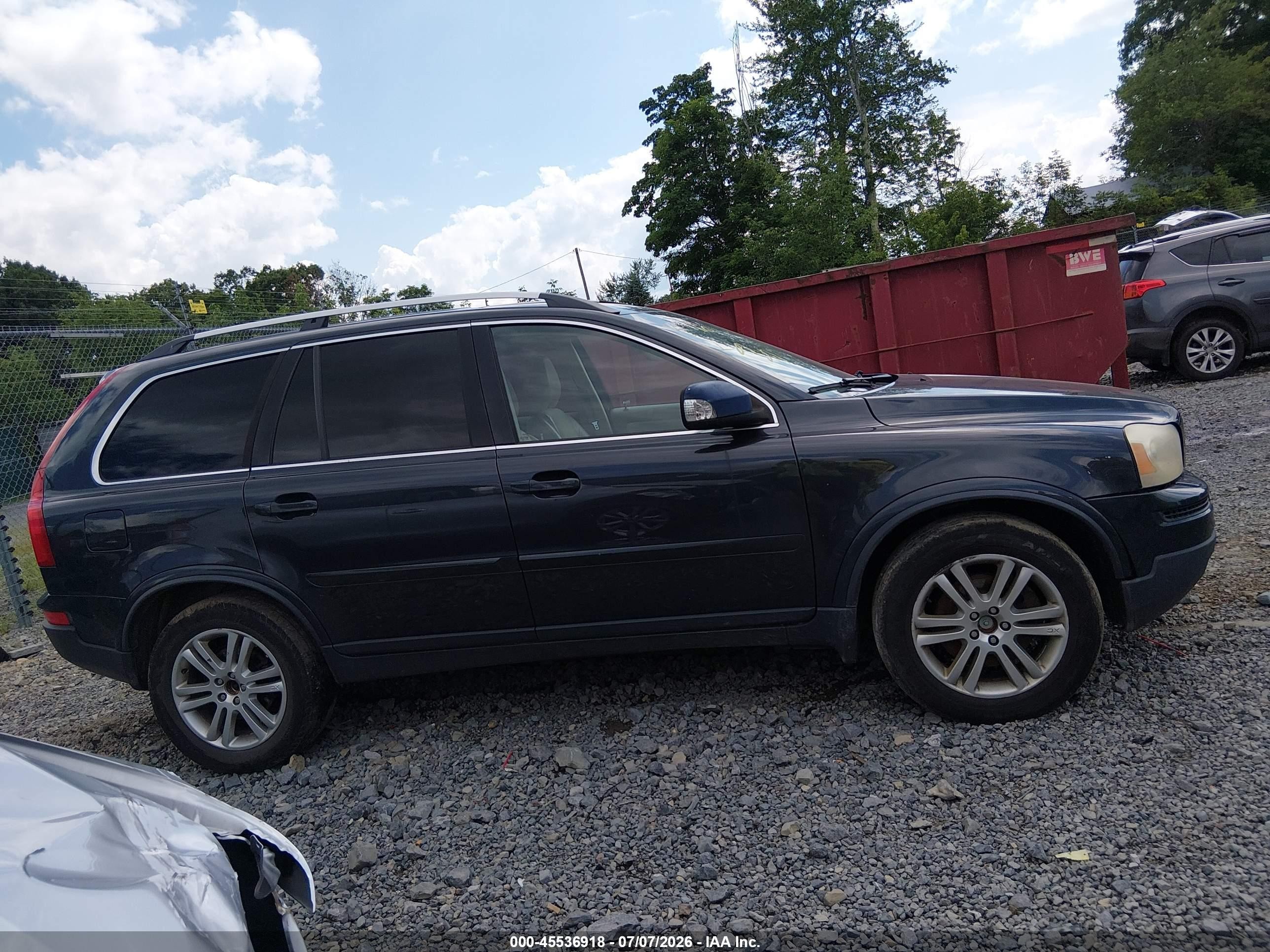 2012 Volvo Xc90 3.2/3.2 Platinum/3.2 Premier Plus Black vin: YV4952CZ7C1609323