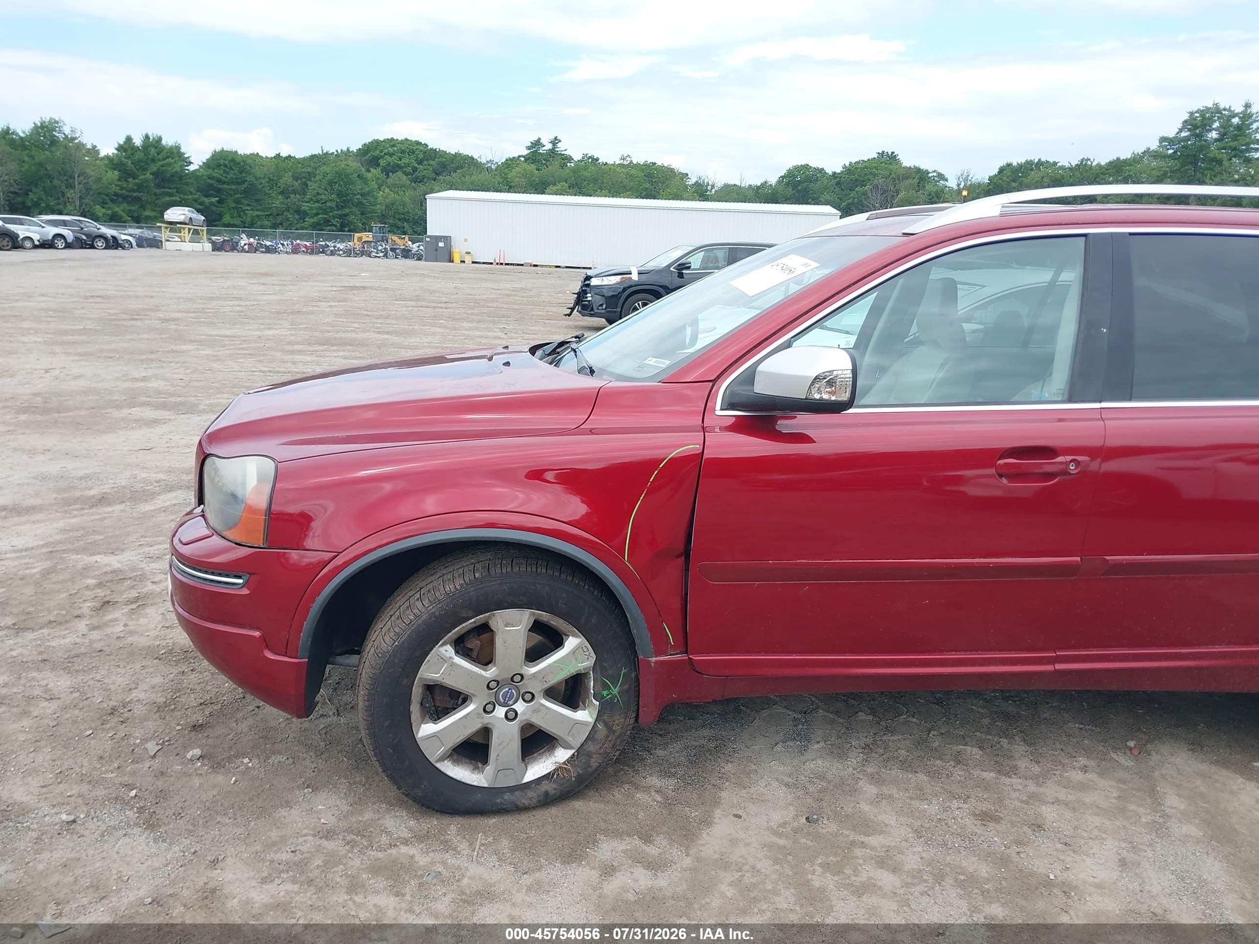 2013 Volvo Xc90 3.2/3.2 Platinum/3.2 Premier Plus Red vin: YV4952CZ8D1631753