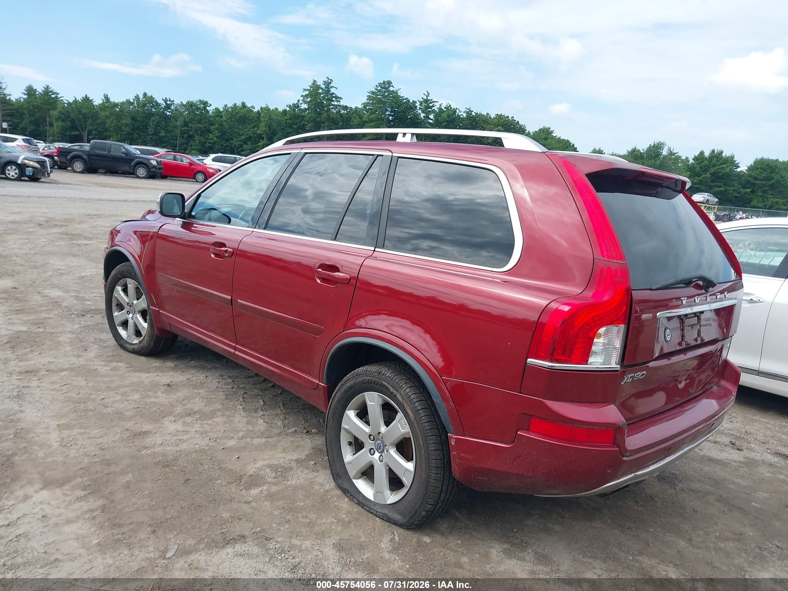 2013 Volvo Xc90 3.2/3.2 Platinum/3.2 Premier Plus Red vin: YV4952CZ8D1631753