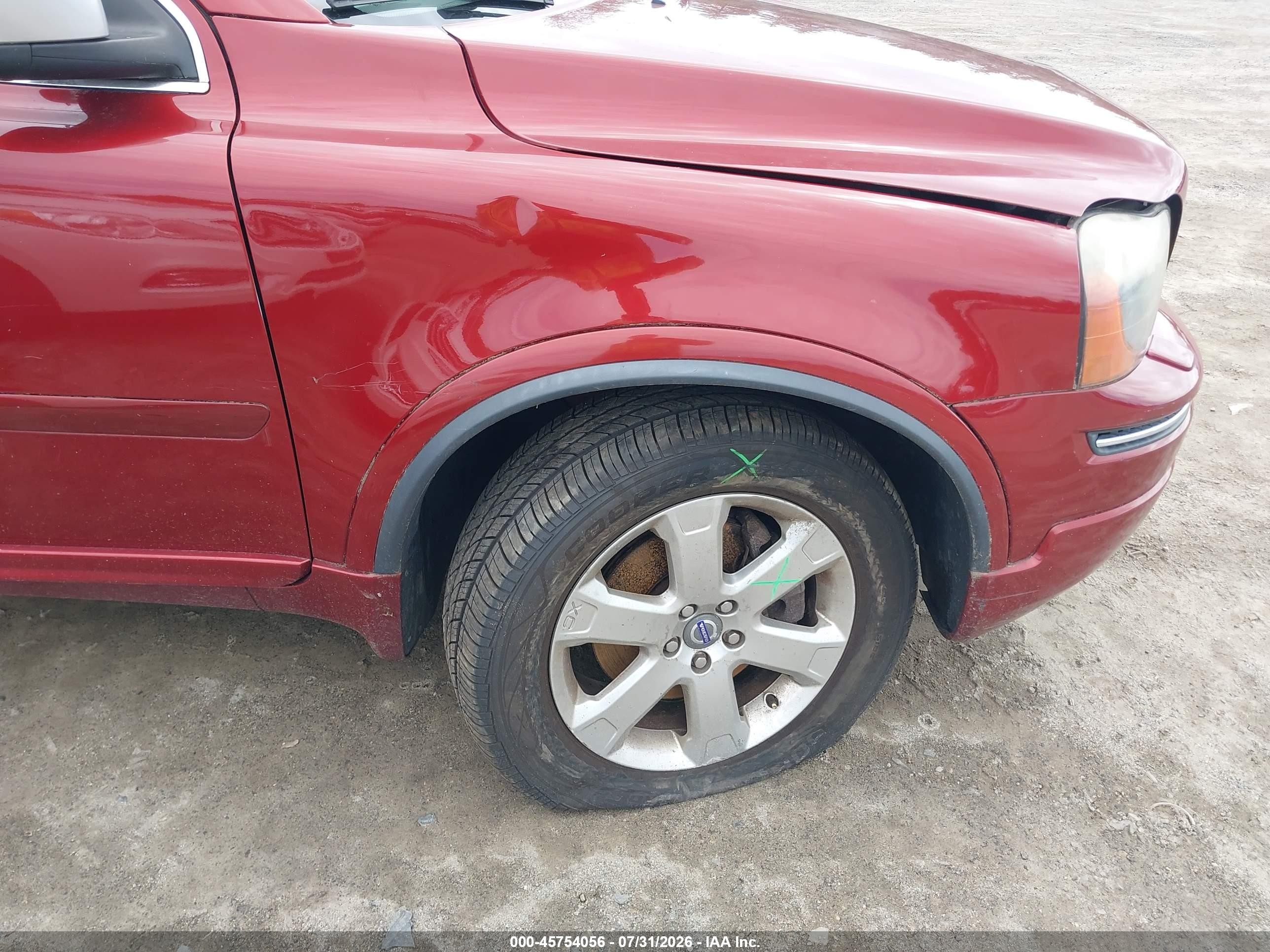 2013 Volvo Xc90 3.2/3.2 Platinum/3.2 Premier Plus Red vin: YV4952CZ8D1631753
