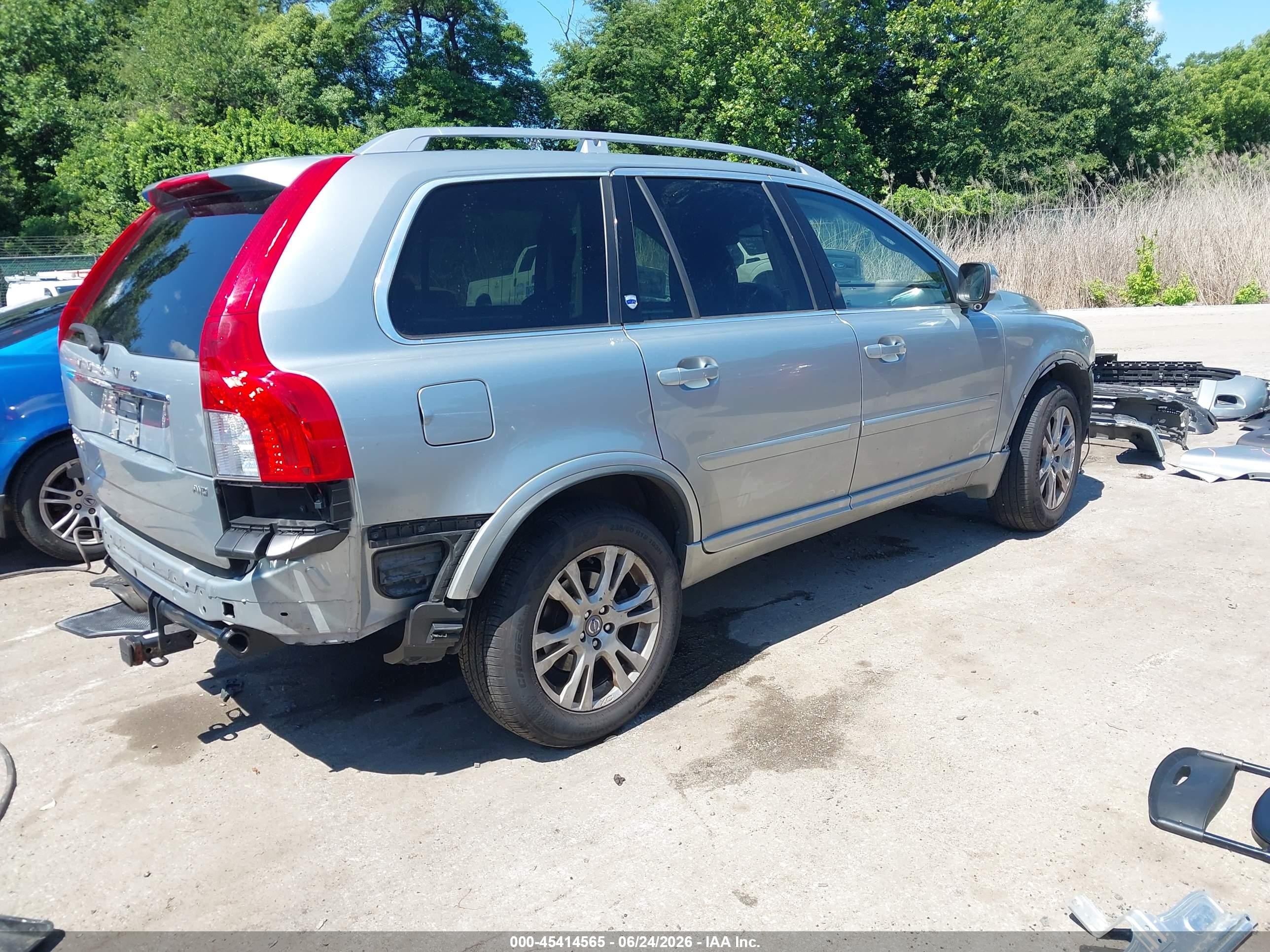 2013 Volvo Xc90 3.2 Platinum Silver vin: YV4952CZ8D1667720