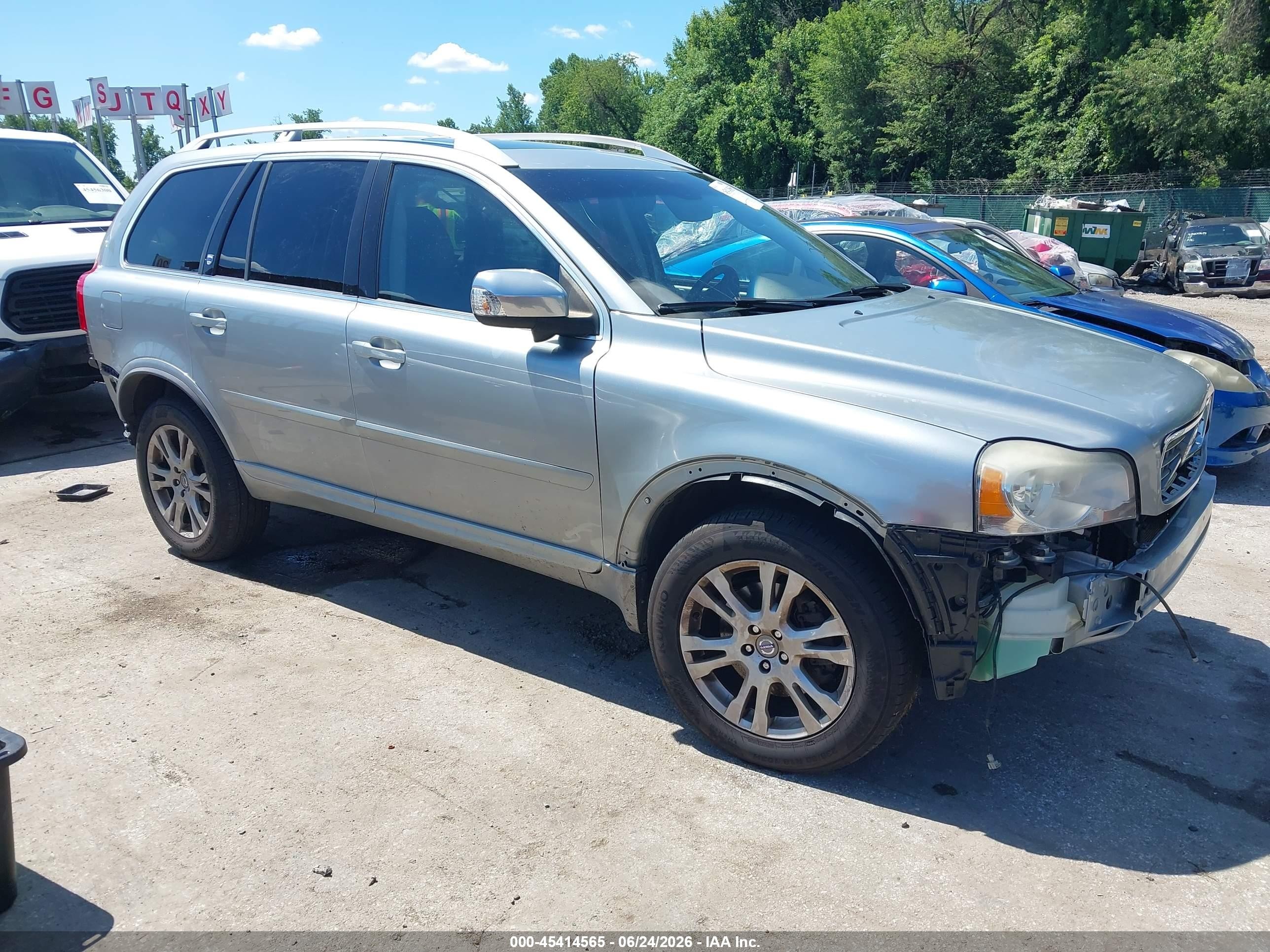 2013 Volvo Xc90 3.2 Platinum Silver vin: YV4952CZ8D1667720